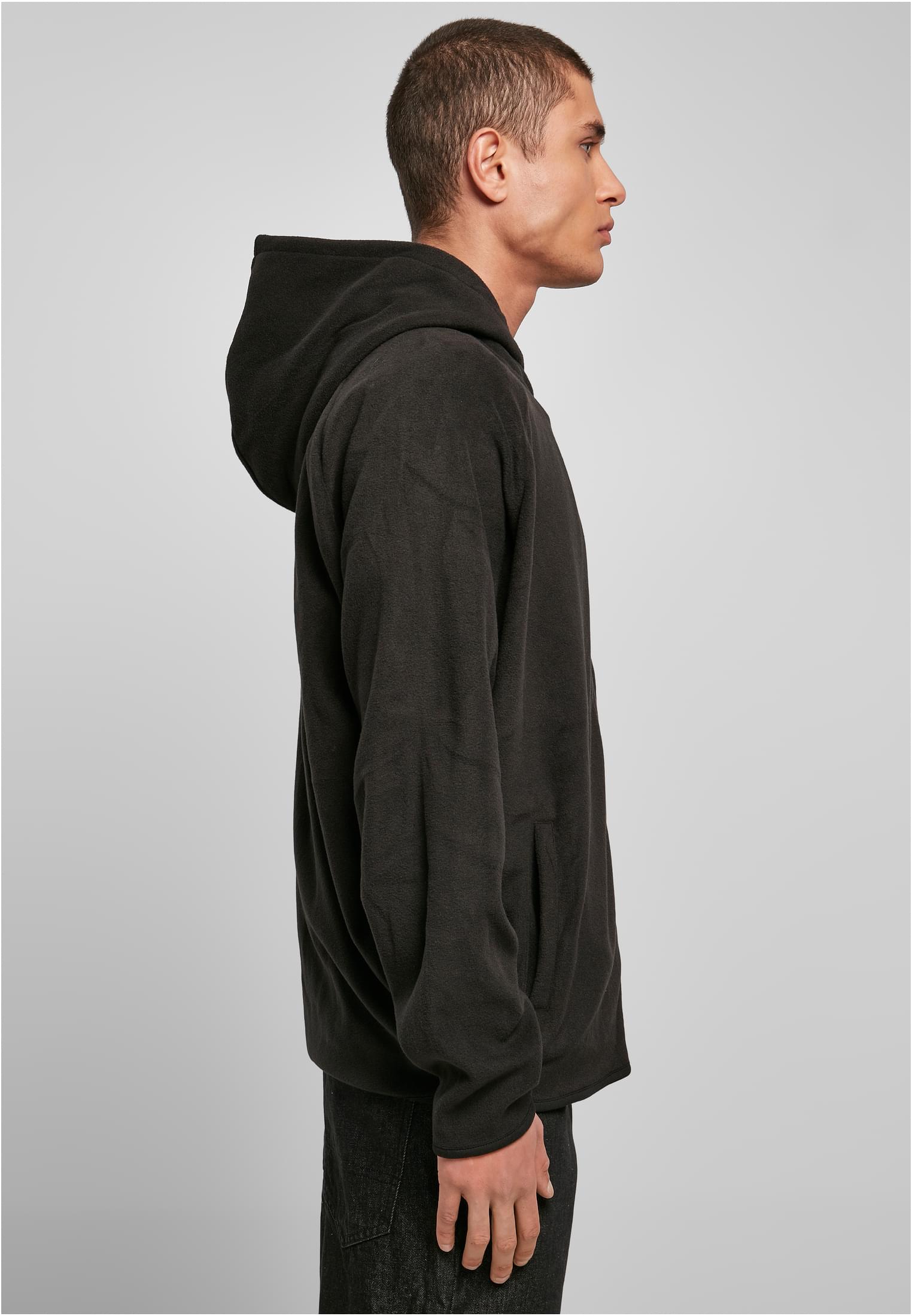 Polar Fleece Zip Hoody | black