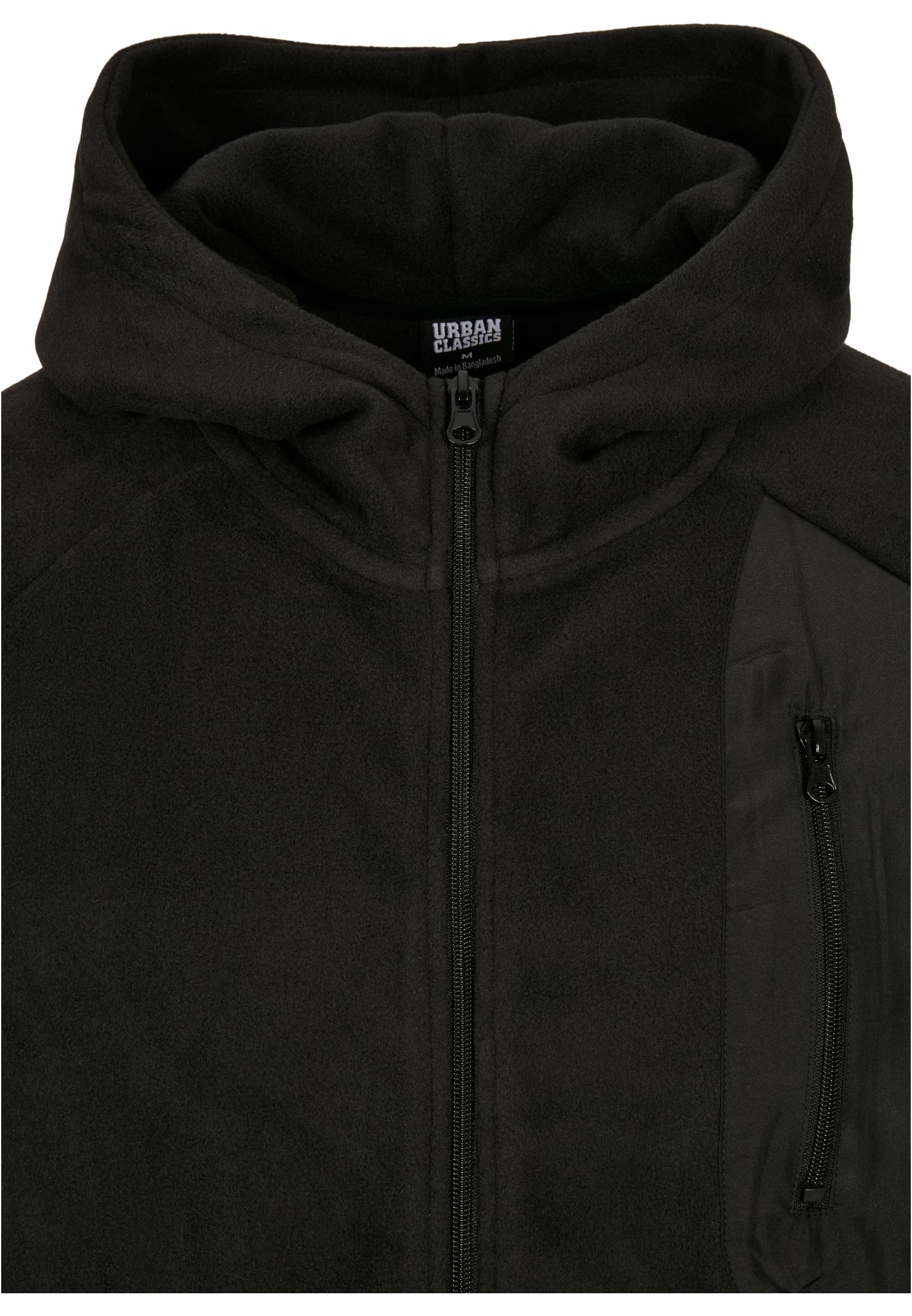 Polar Fleece Zip Hoody | black