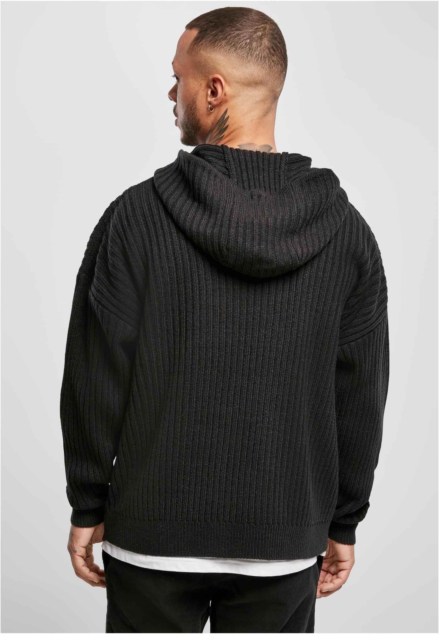 Knitted Hoody | black