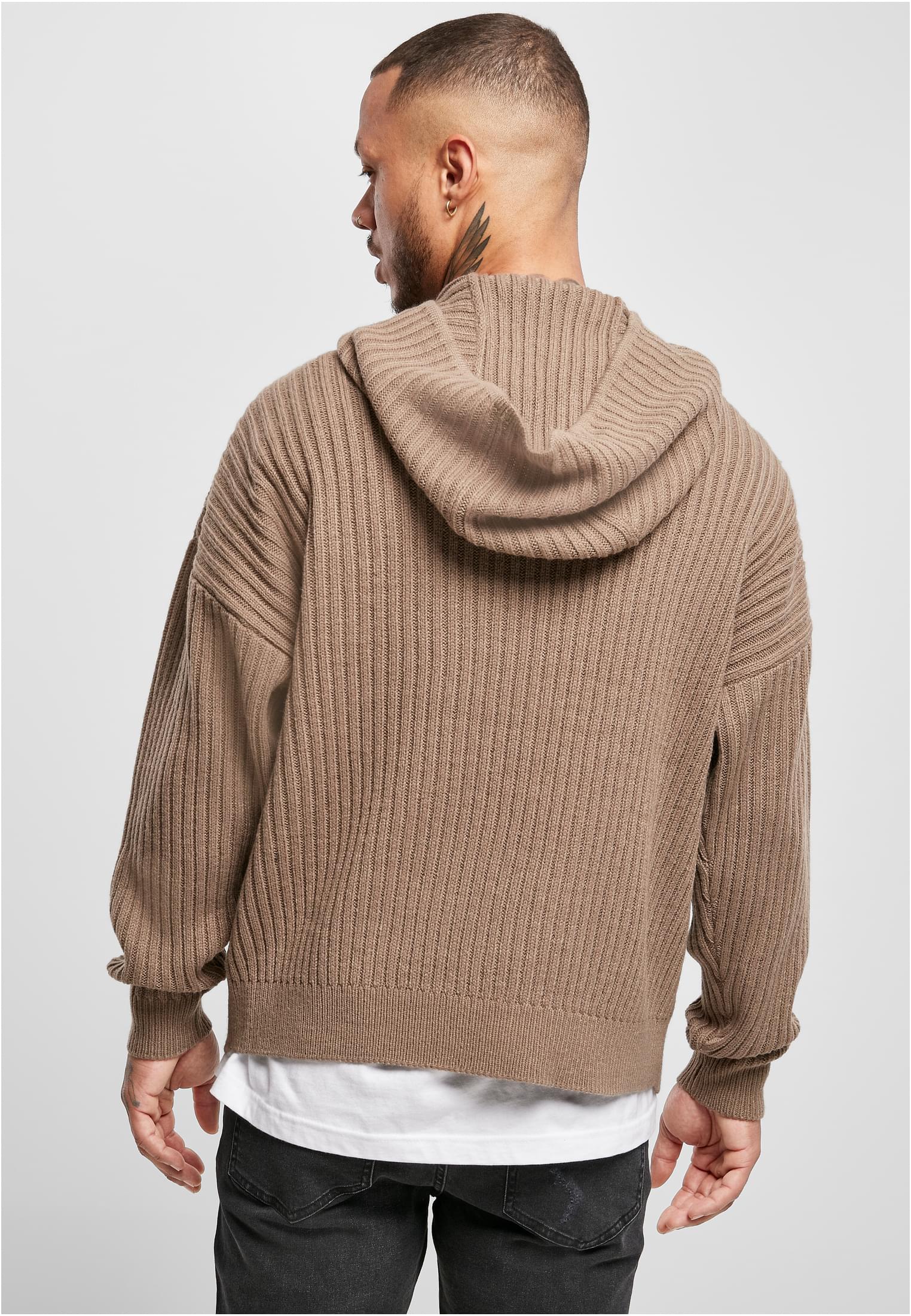 Knitted Hoody | darkkhaki