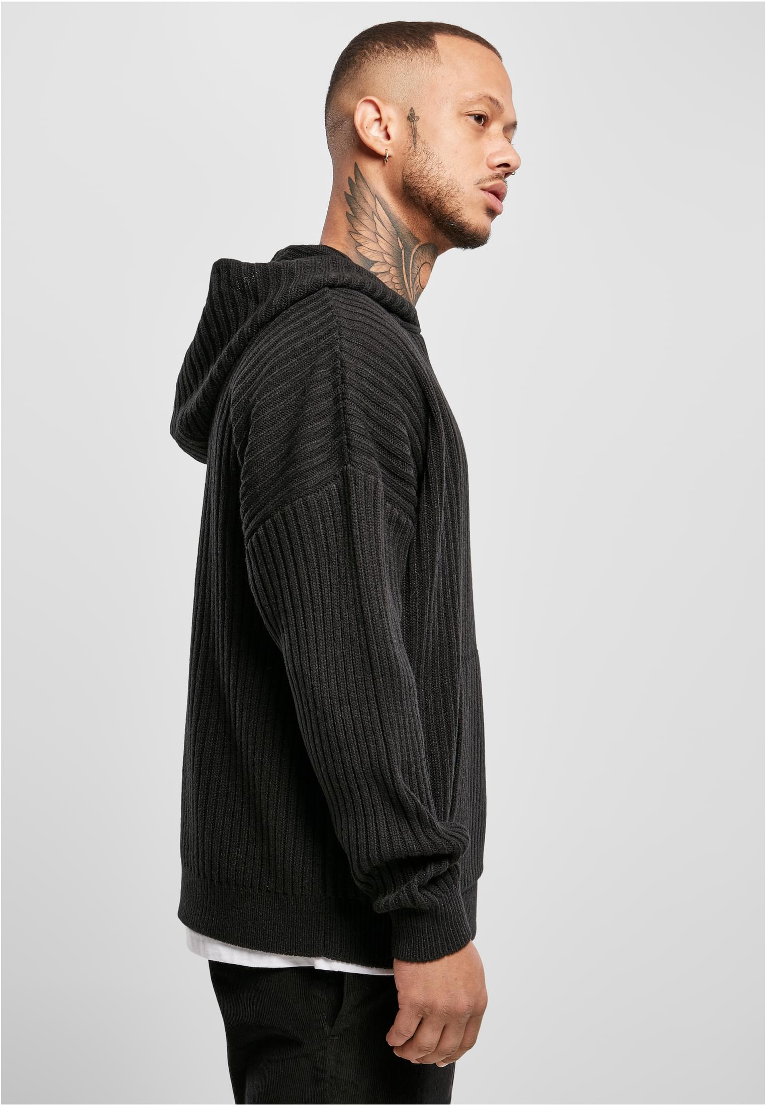 Knitted Hoody | black