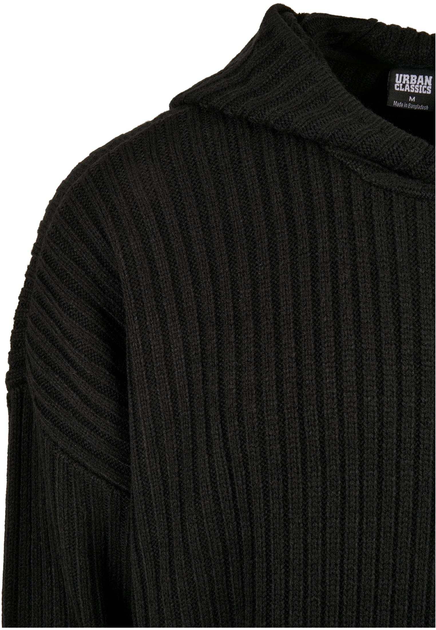 Knitted Hoody | black