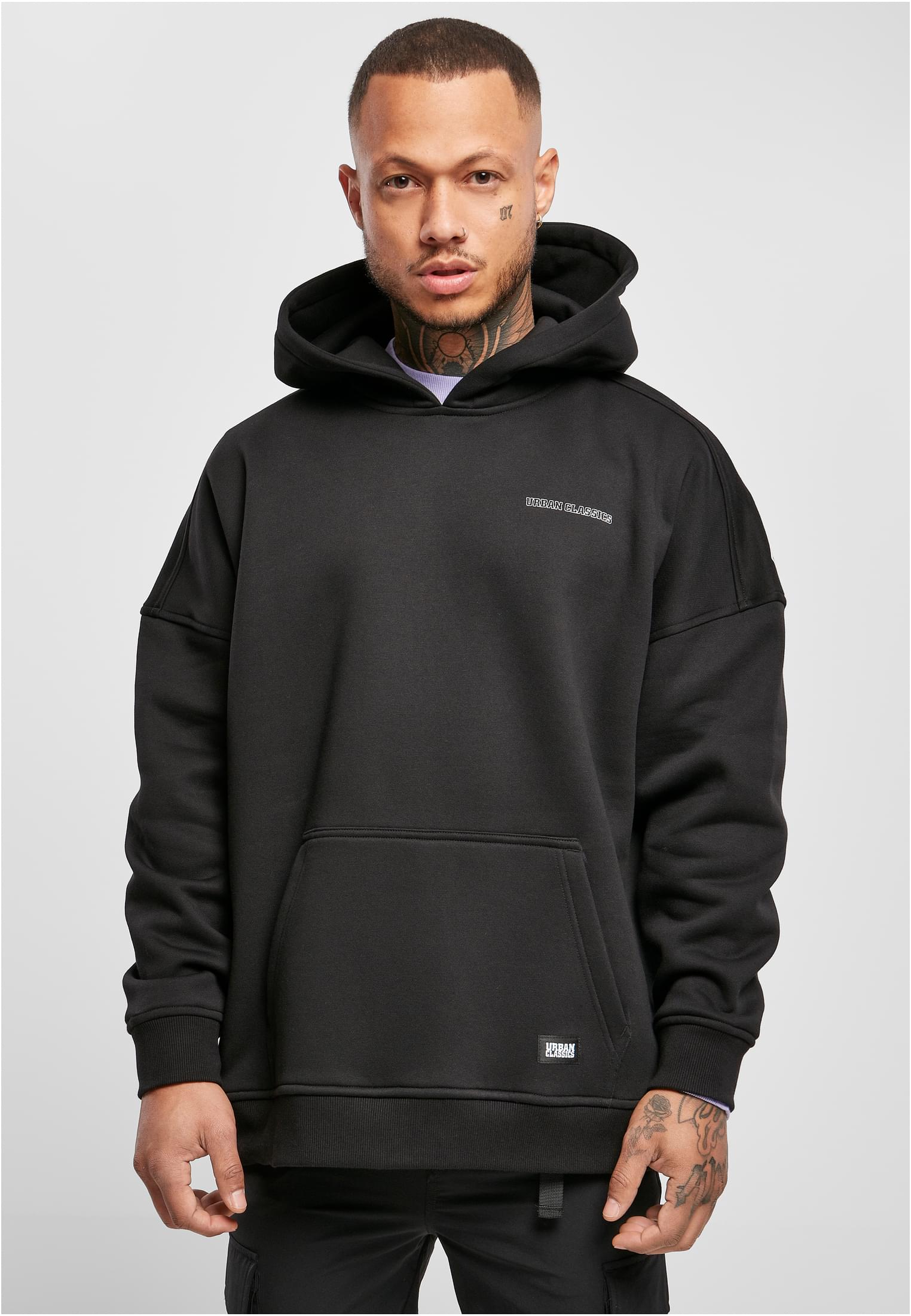 Oversized Logo Hoody | black