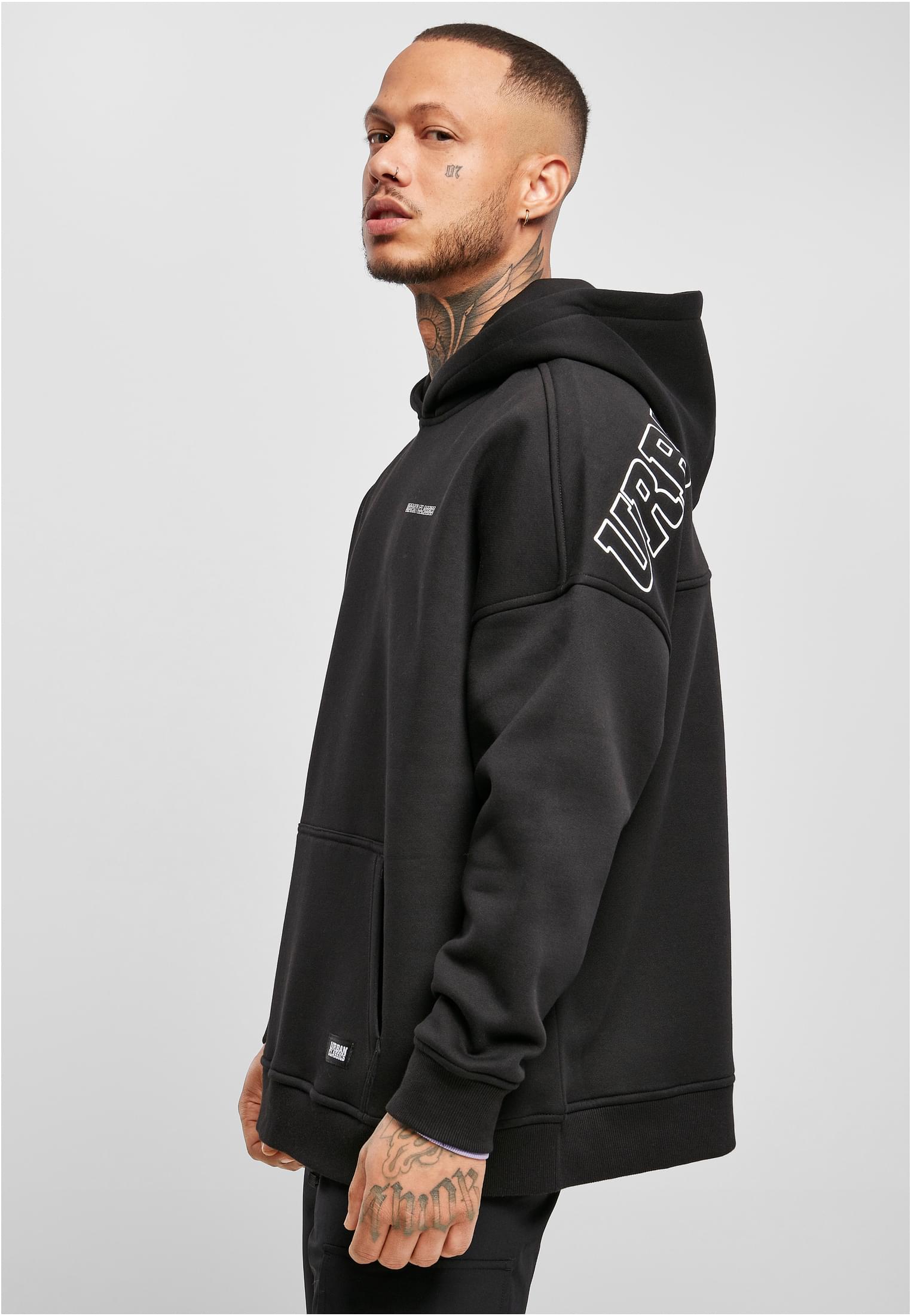 Oversized Logo Hoody | black