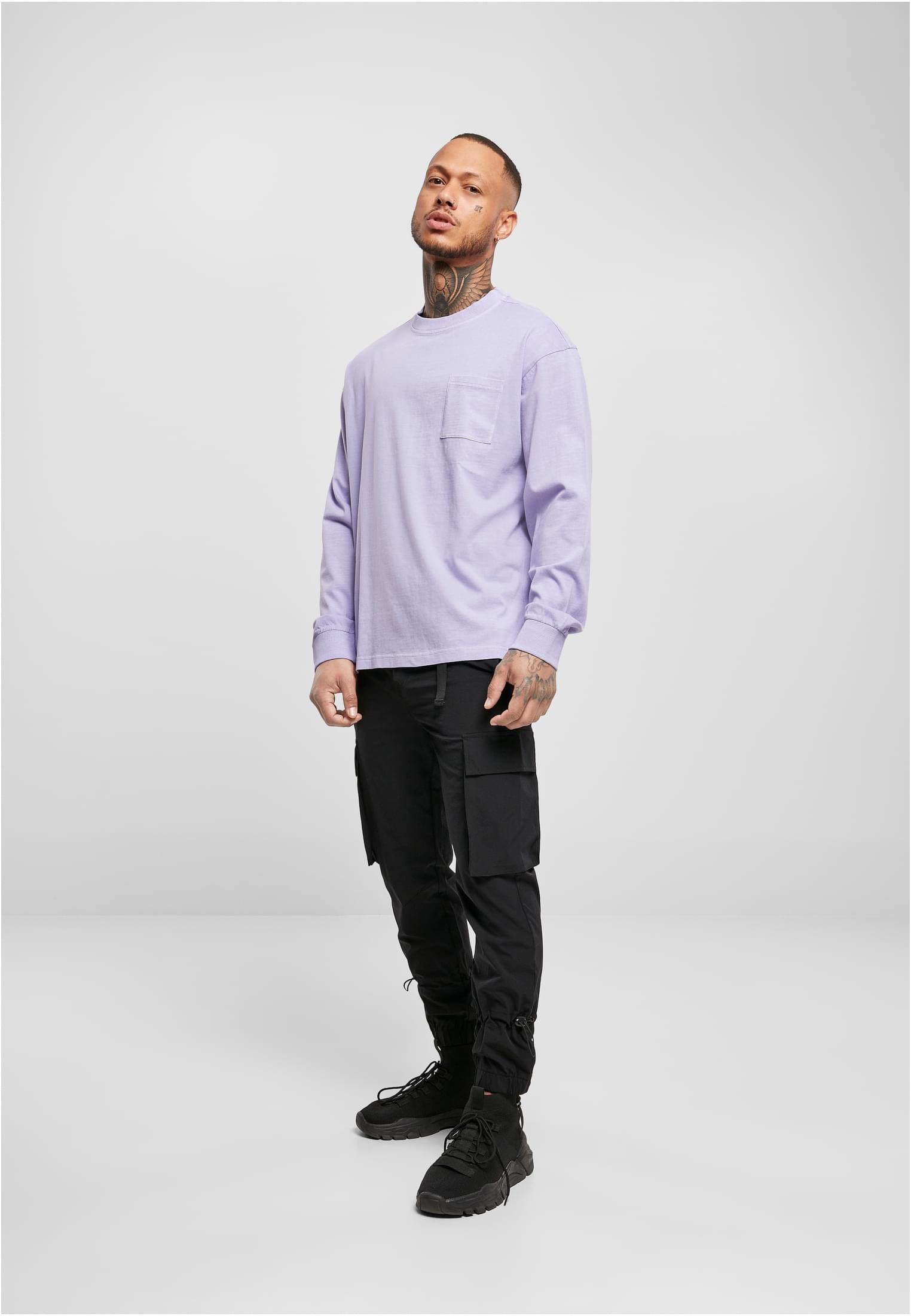 Pigment Dyed Pocket Longsleeve | lavender