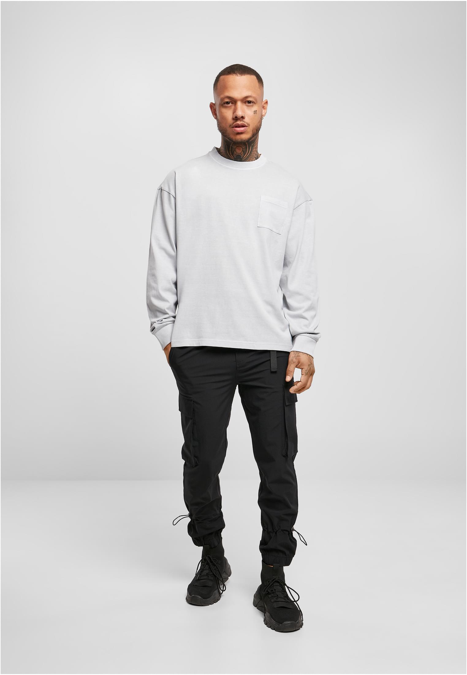 Pigment Dyed Pocket Longsleeve | lightasphalt