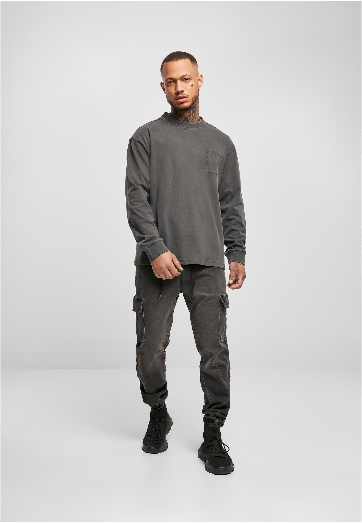 Pigment Dyed Pocket Longsleeve | blackbird