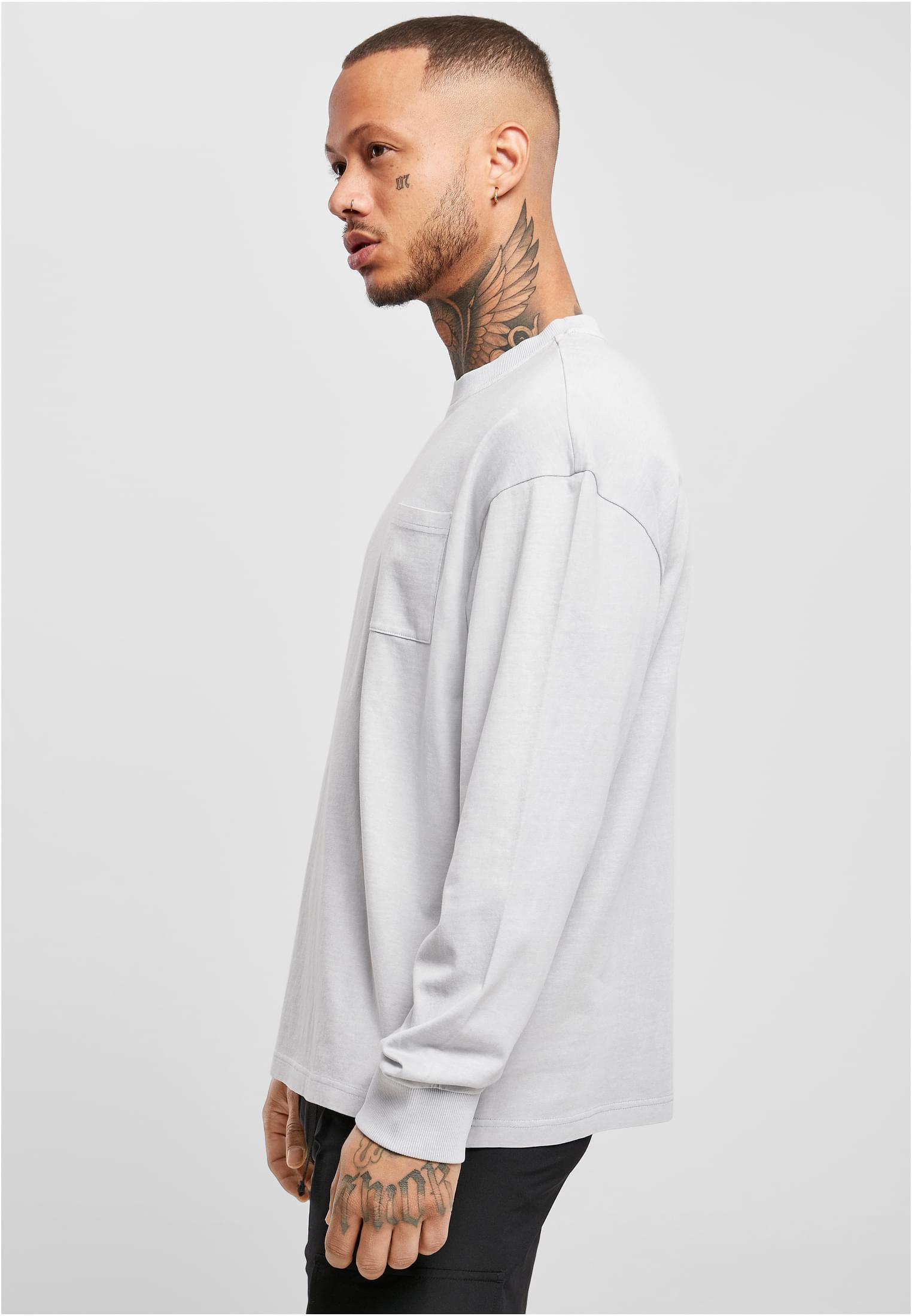 Pigment Dyed Pocket Longsleeve | lightasphalt