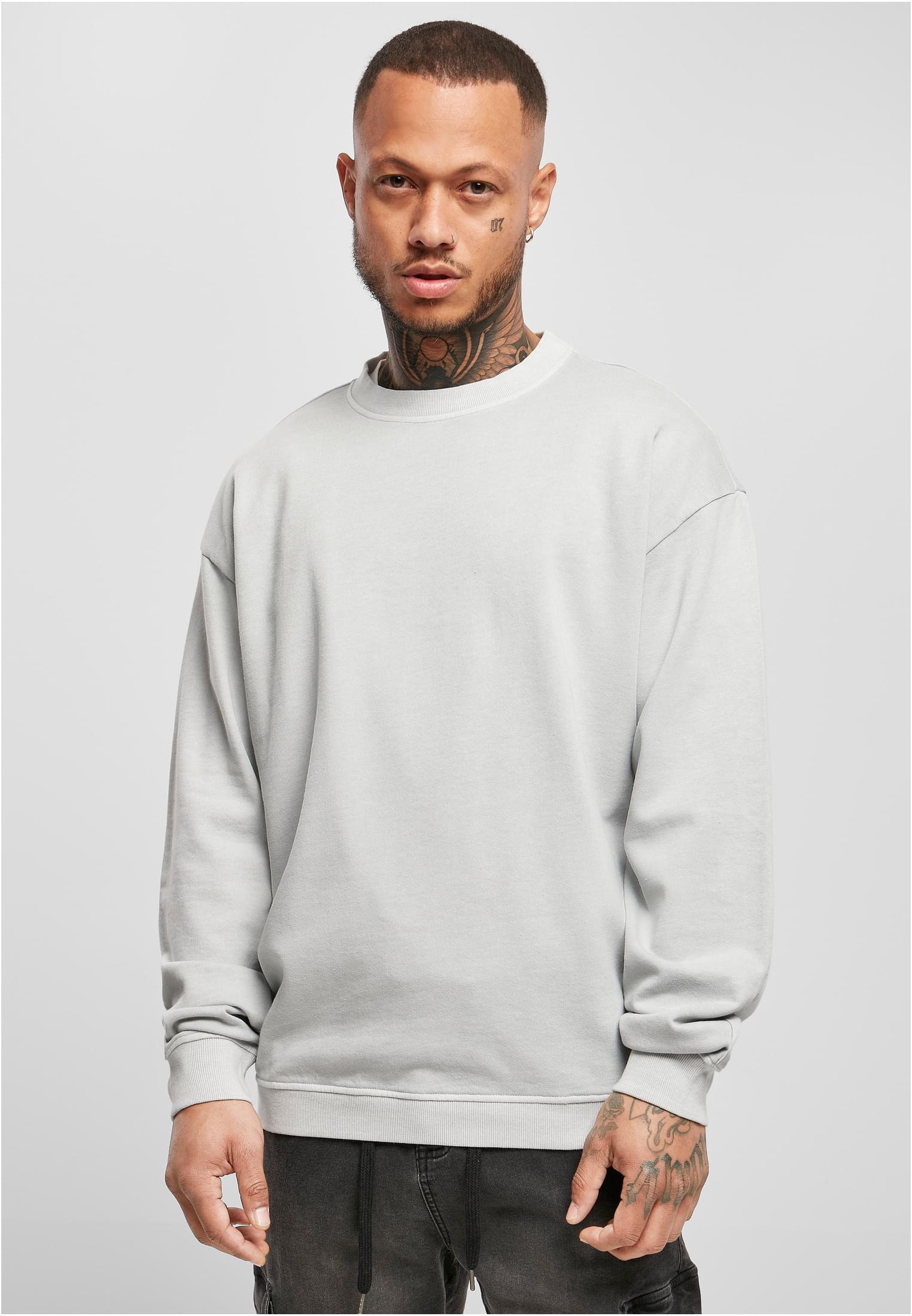 Pigment Dyed Crew Neck | lightasphalt