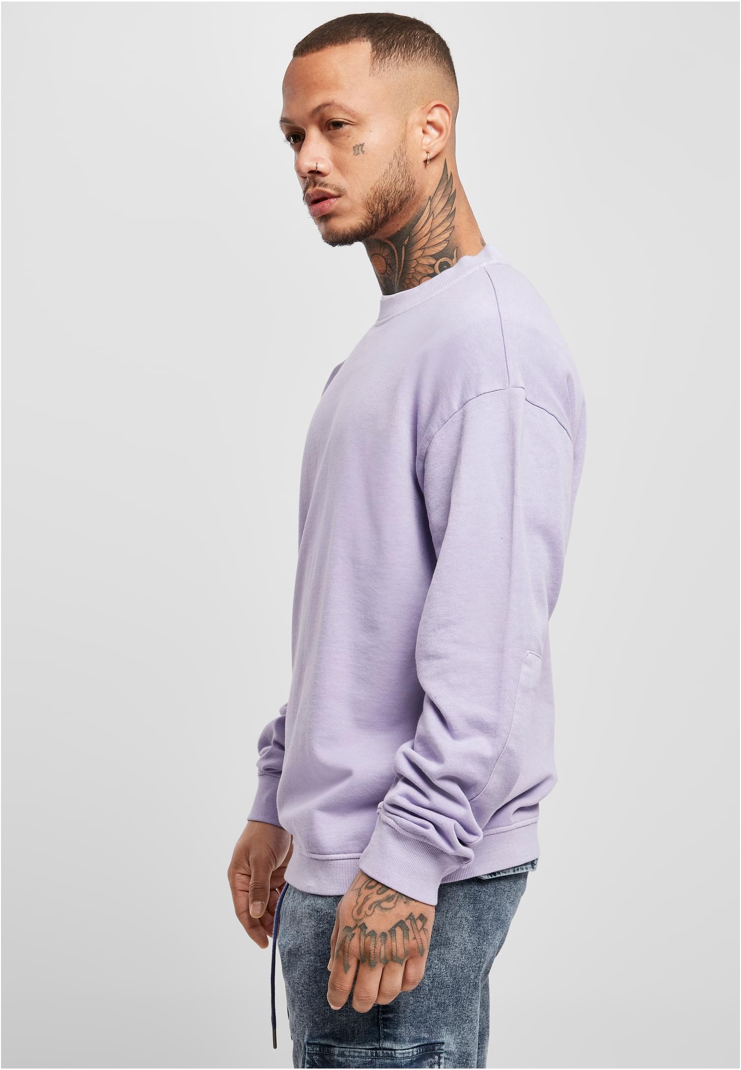 Pigment Dyed Crew Neck | lavender