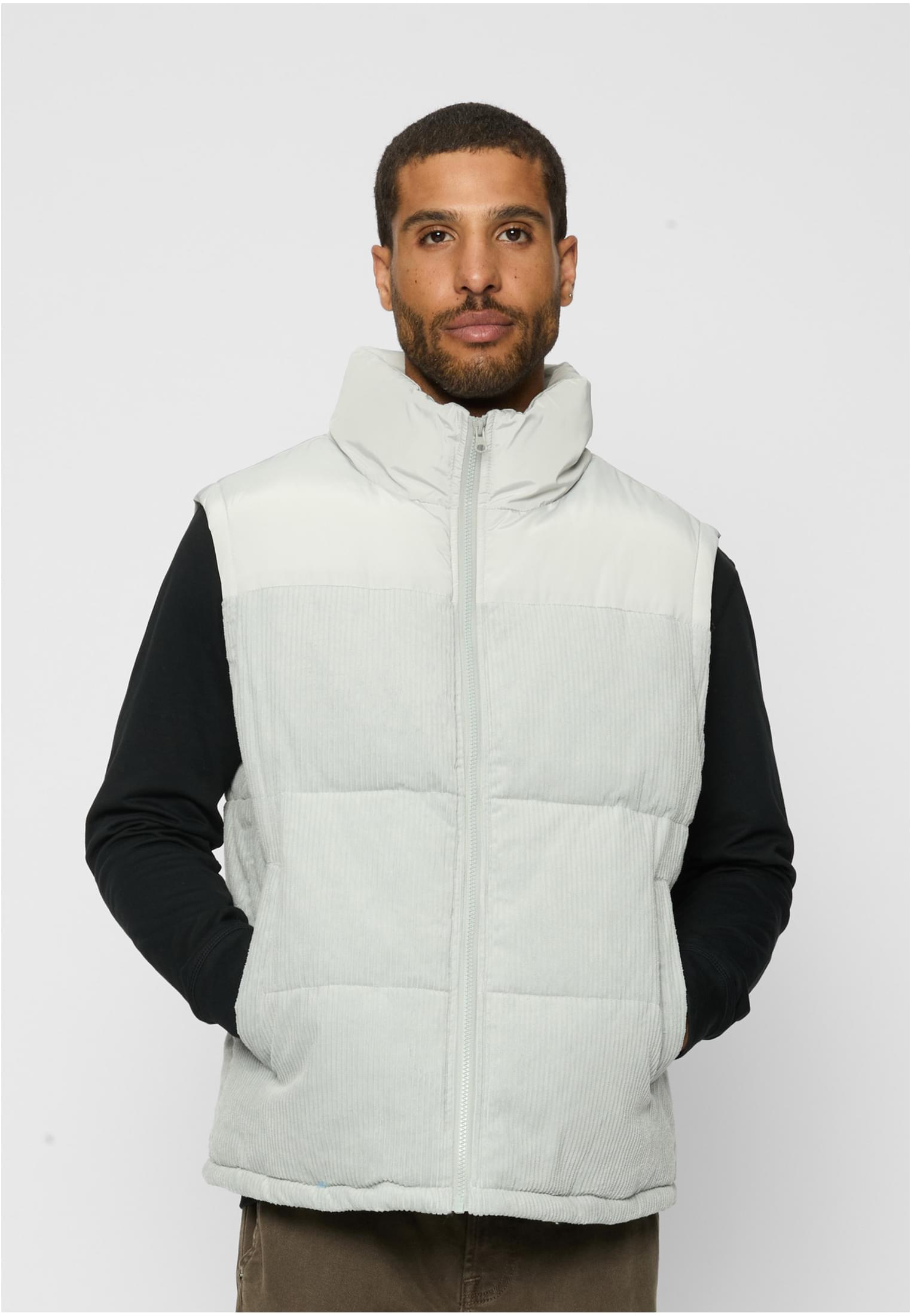 Cord Vest | lightasphalt