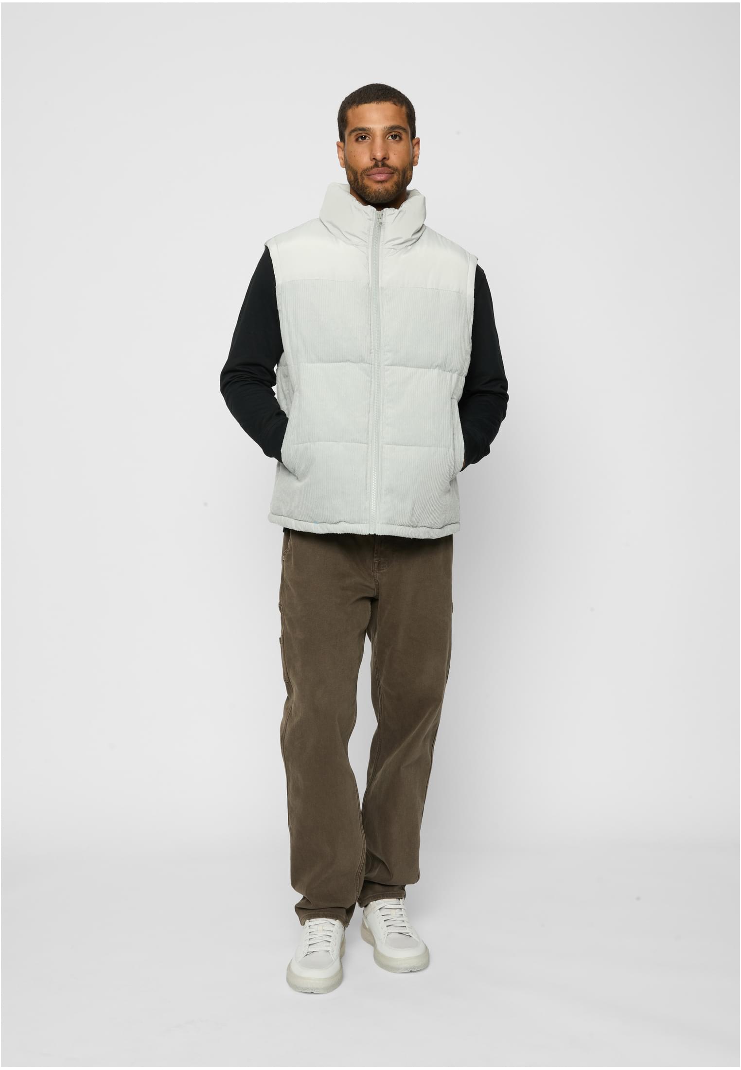 Cord Vest | lightasphalt