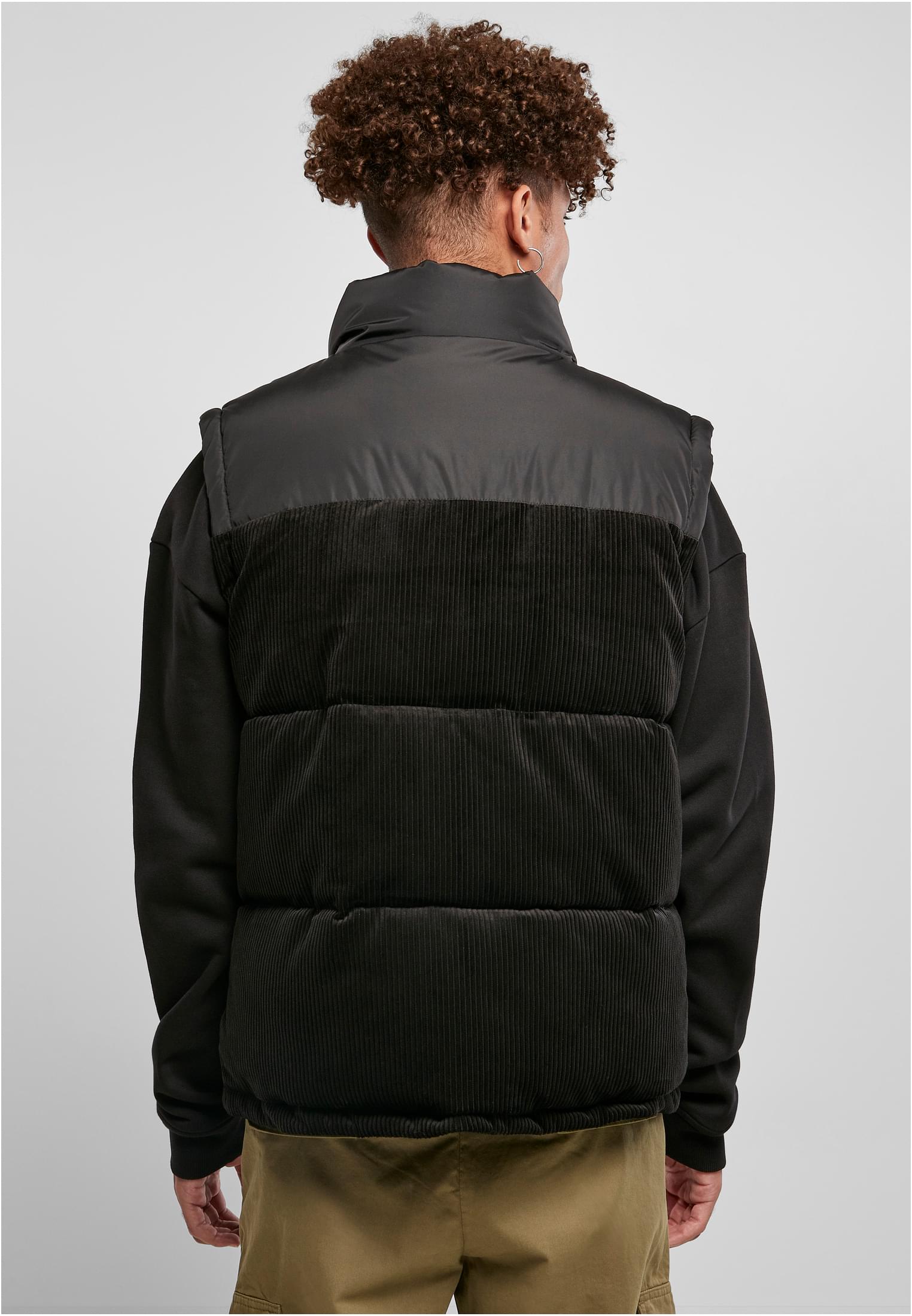 Cord Vest | black