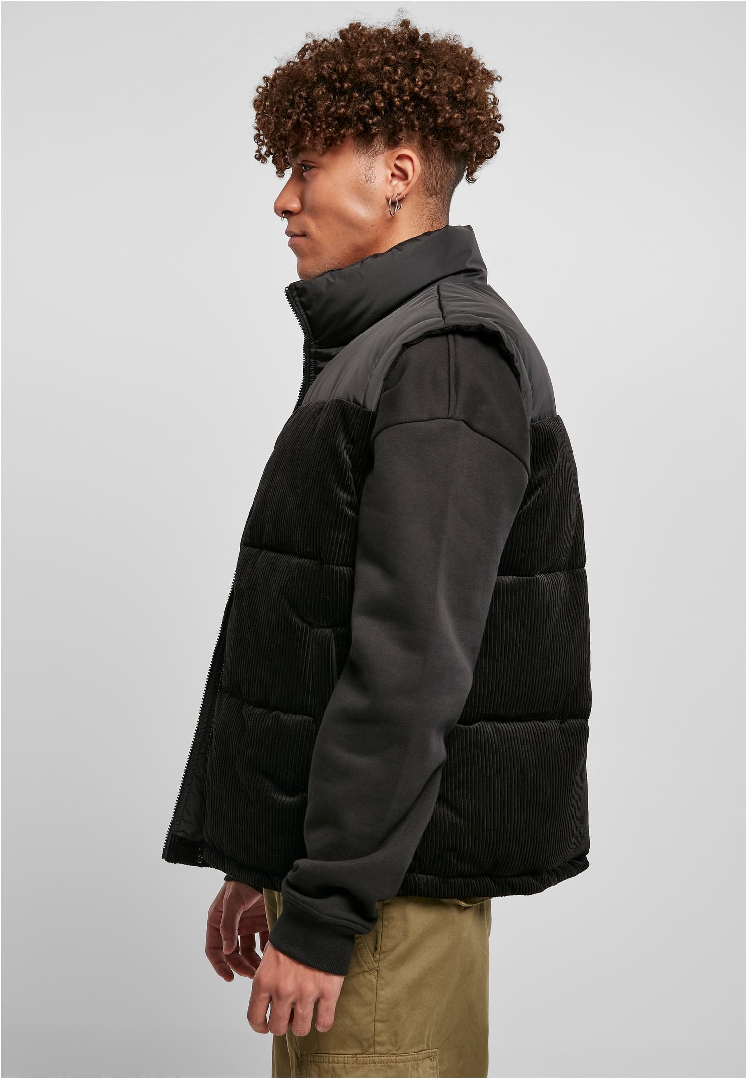 Cord Vest | black