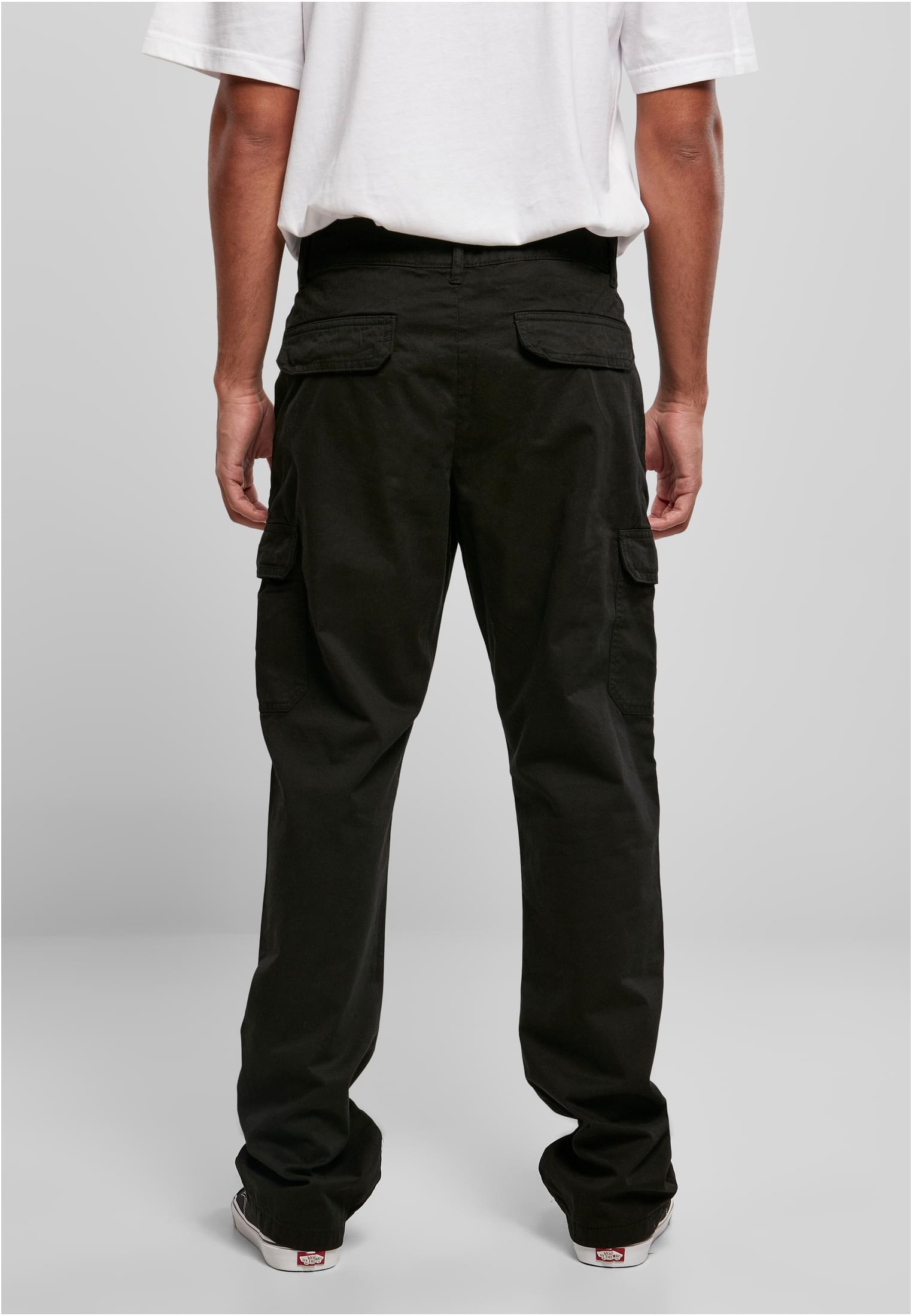 Straight Leg Cargo Pants | black