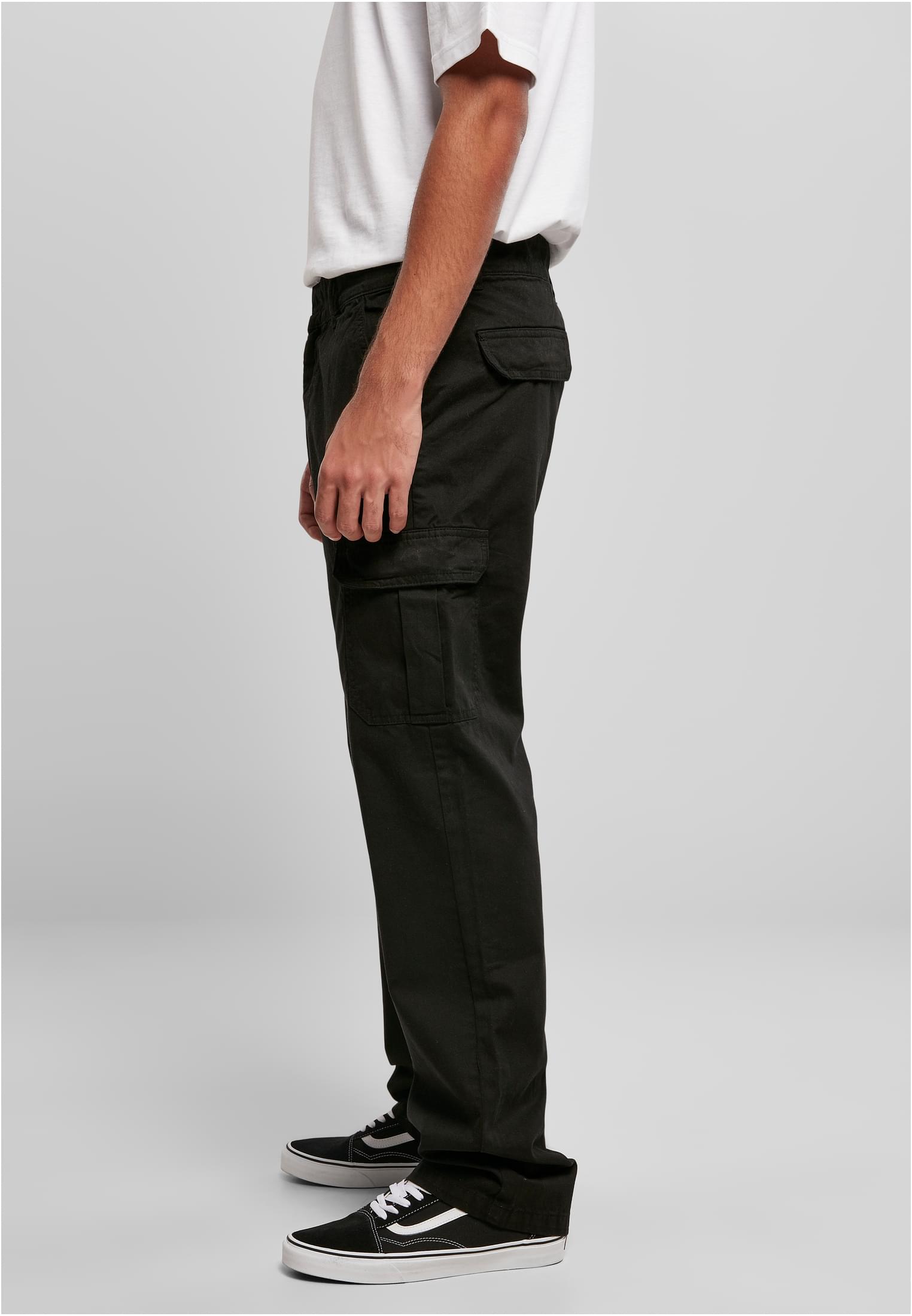 Straight Leg Cargo Pants | black