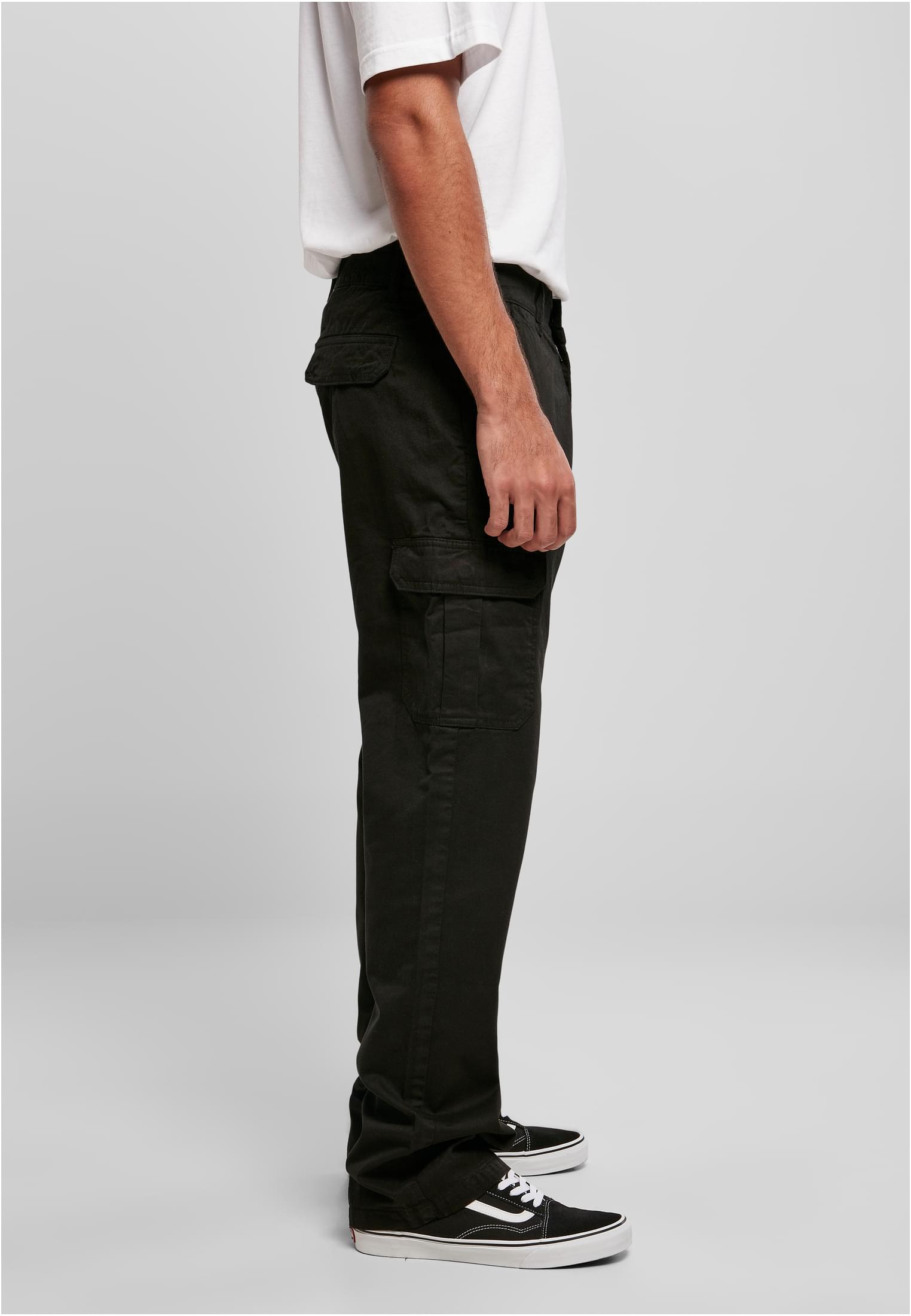 Straight Leg Cargo Pants | black