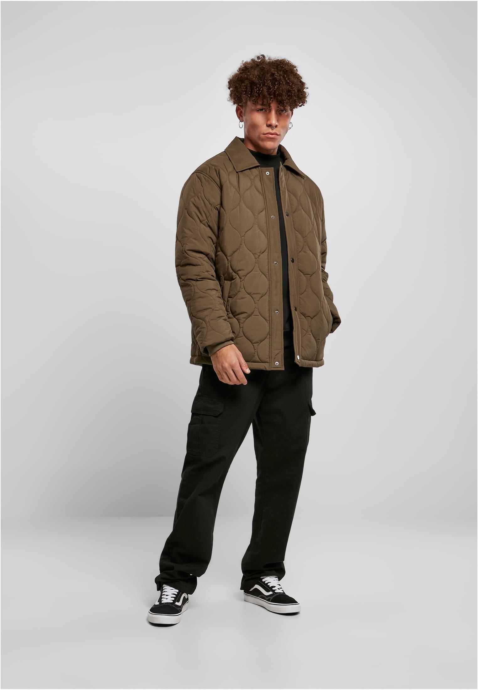 Quilted Coach Jacket | olive