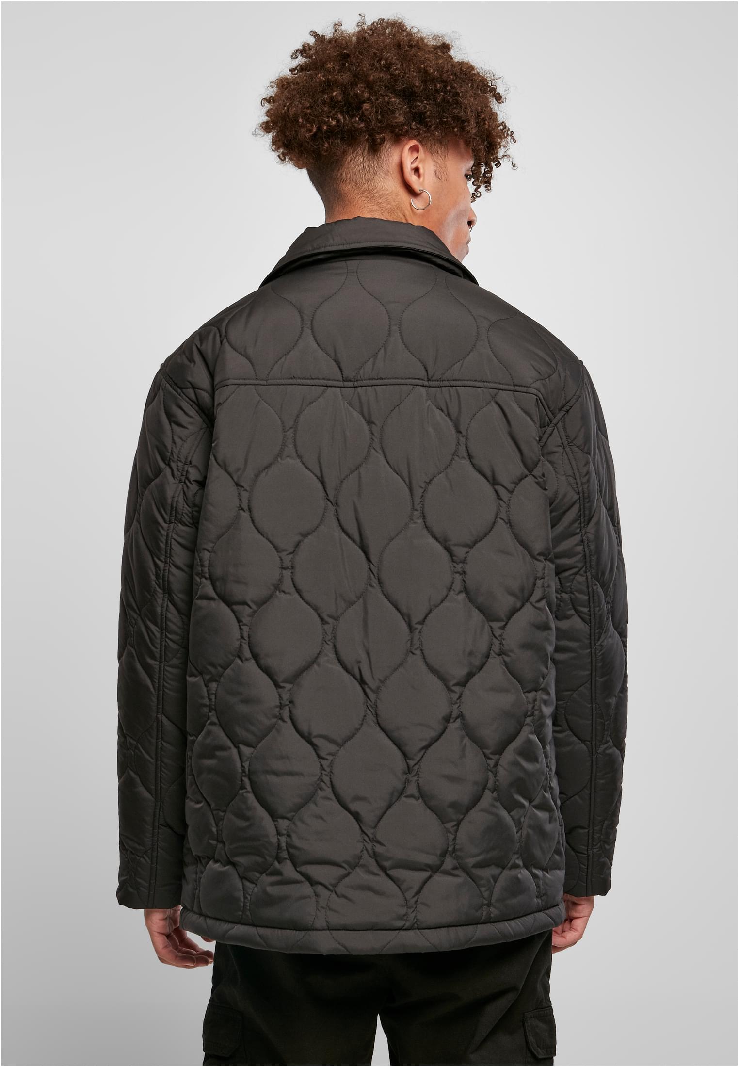 Quilted Coach Jacket | black