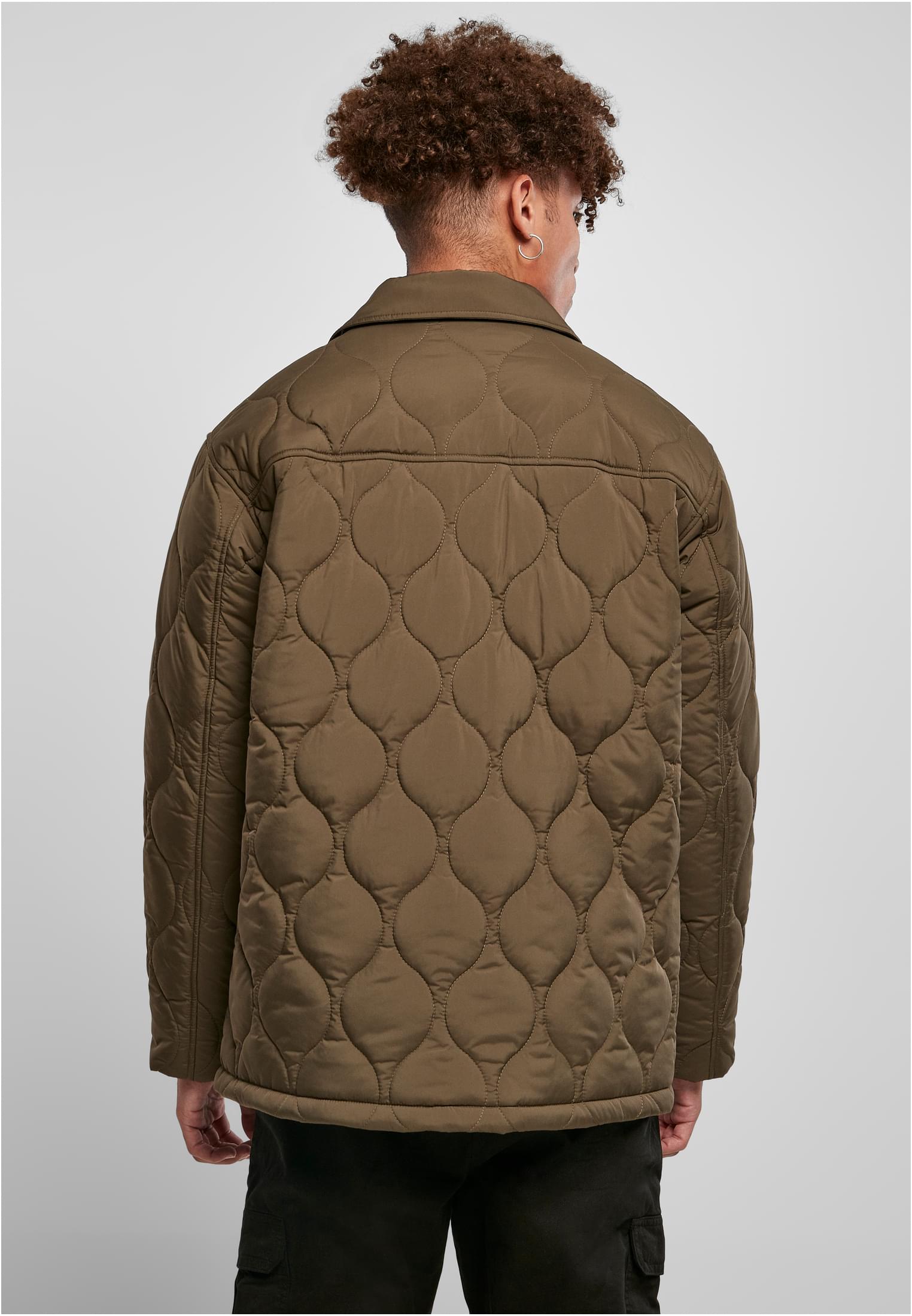 Quilted Coach Jacket | olive