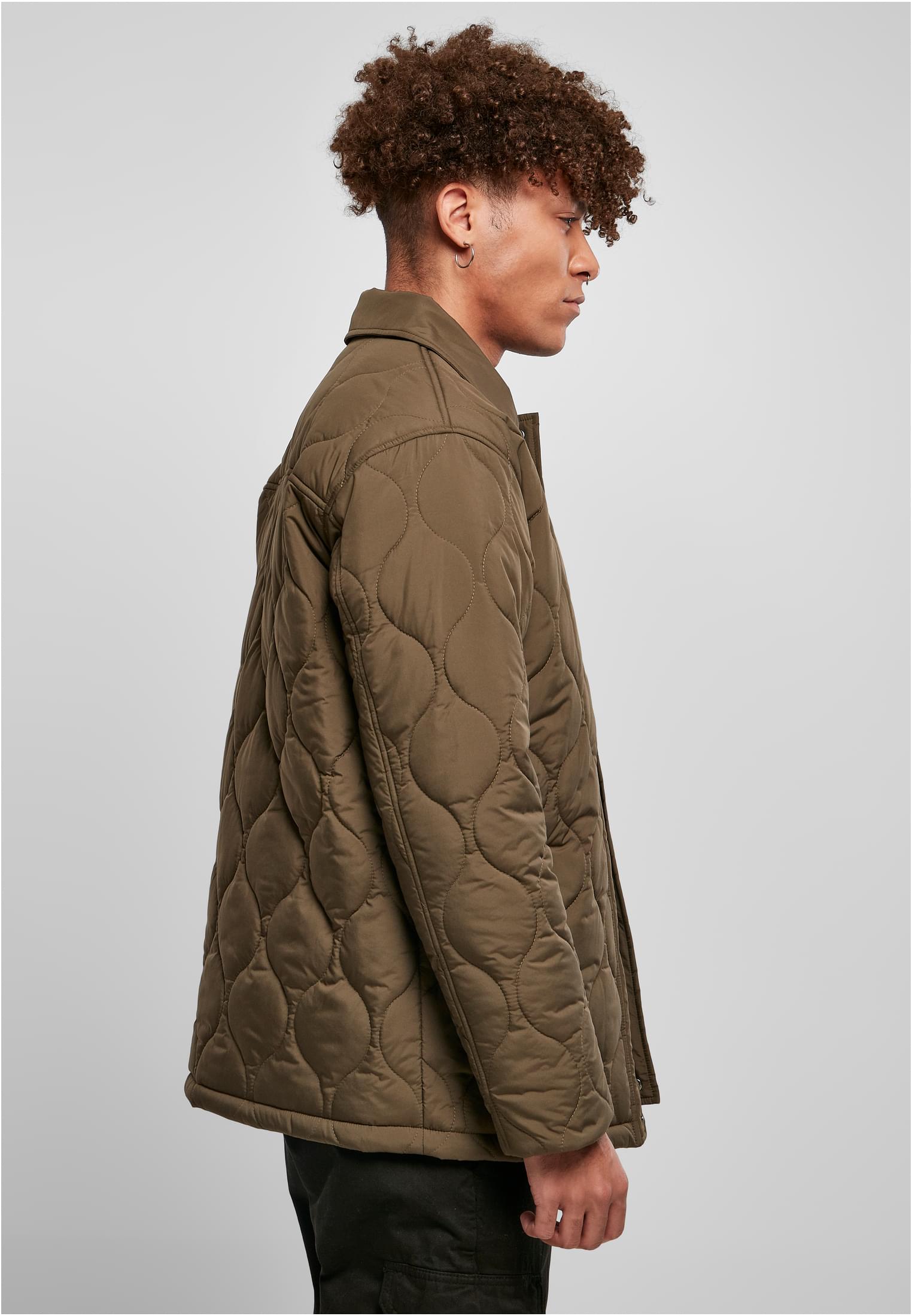 Quilted Coach Jacket | olive