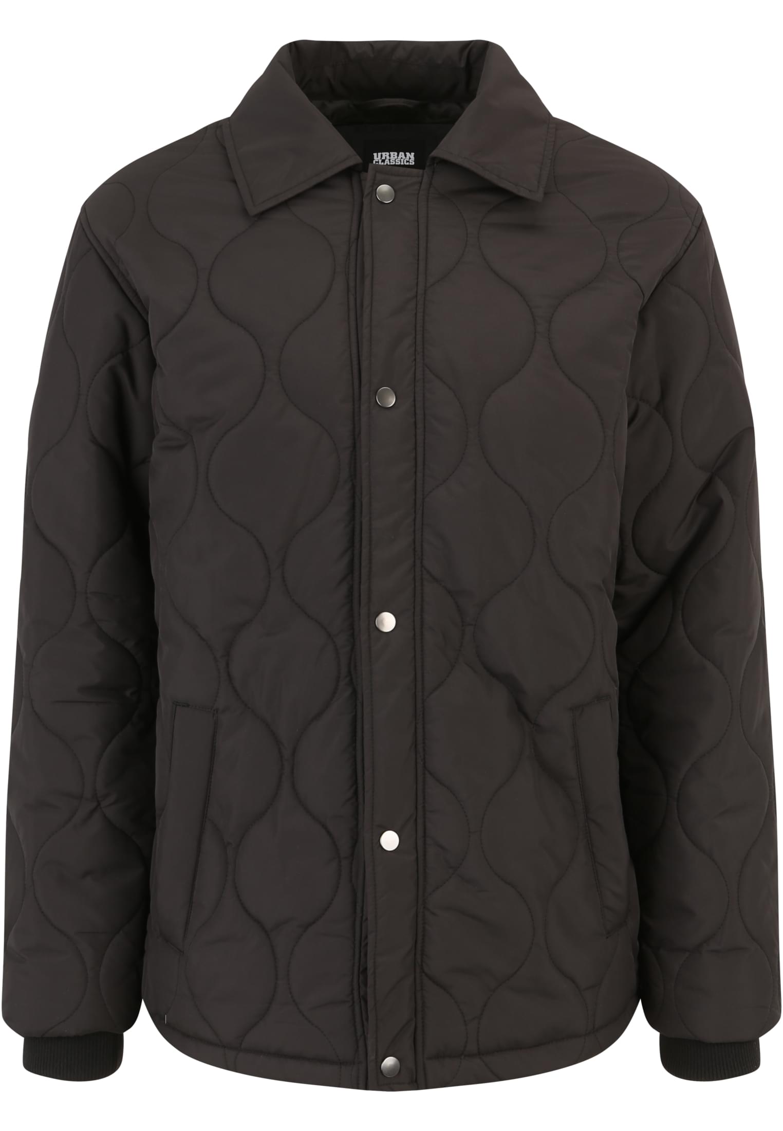 Quilted Coach Jacket | black