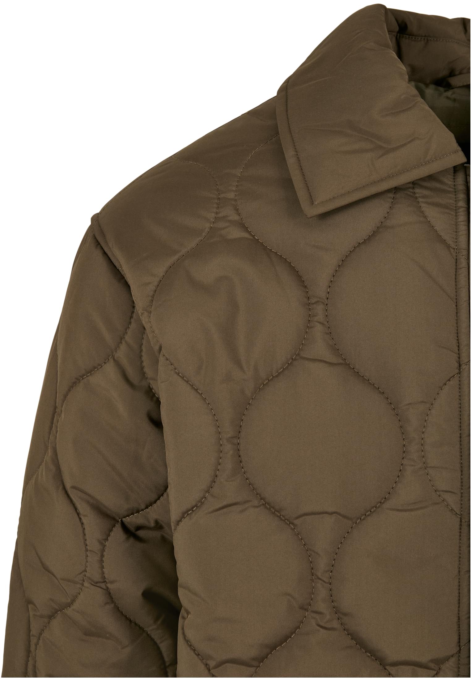 Quilted Coach Jacket | olive