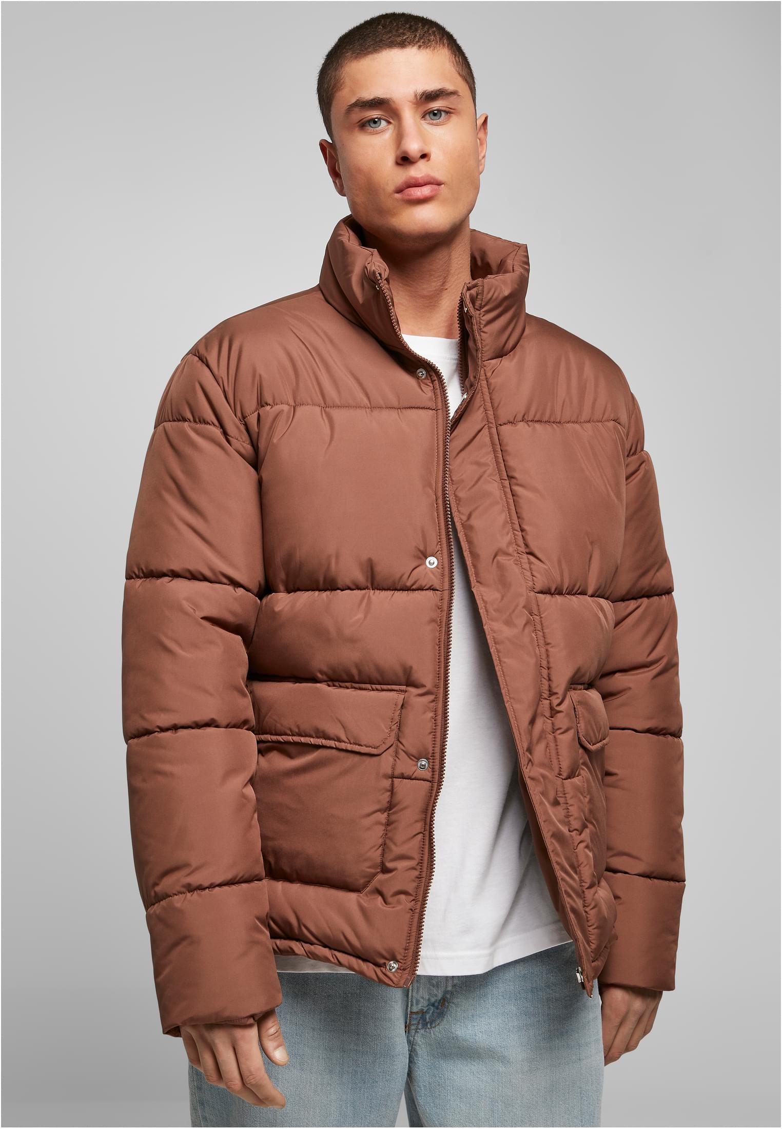 Short Puffer Jacket | bark