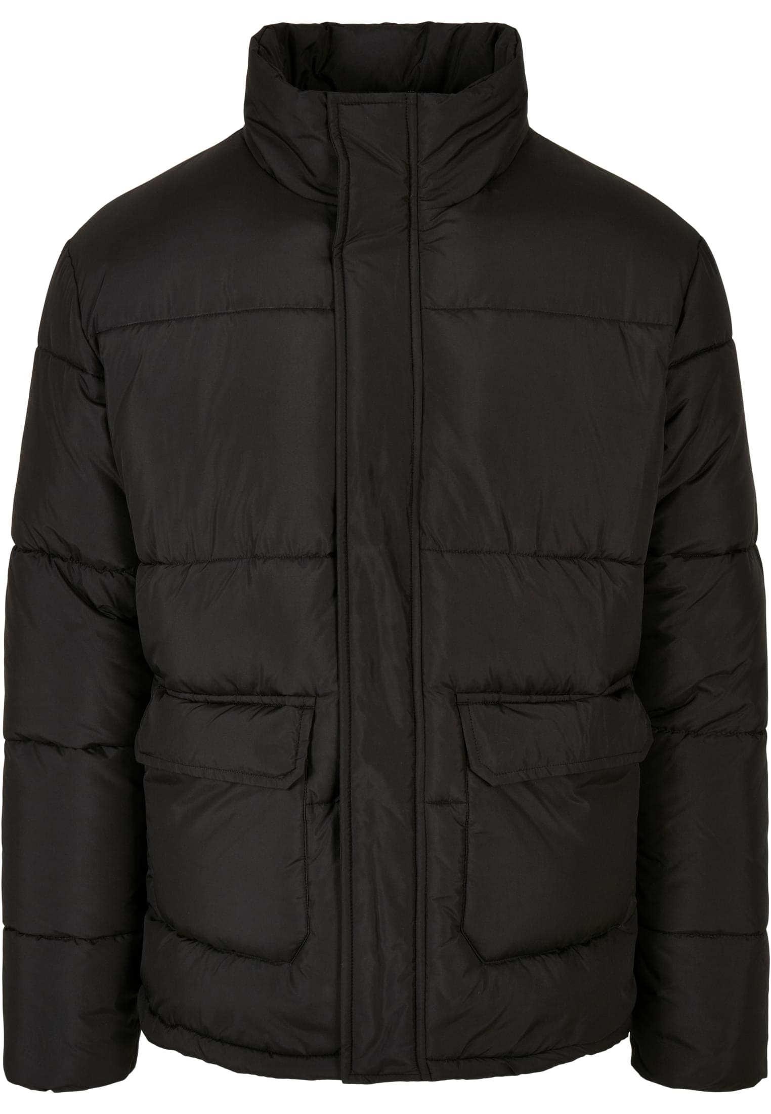 Short Puffer Jacket | black