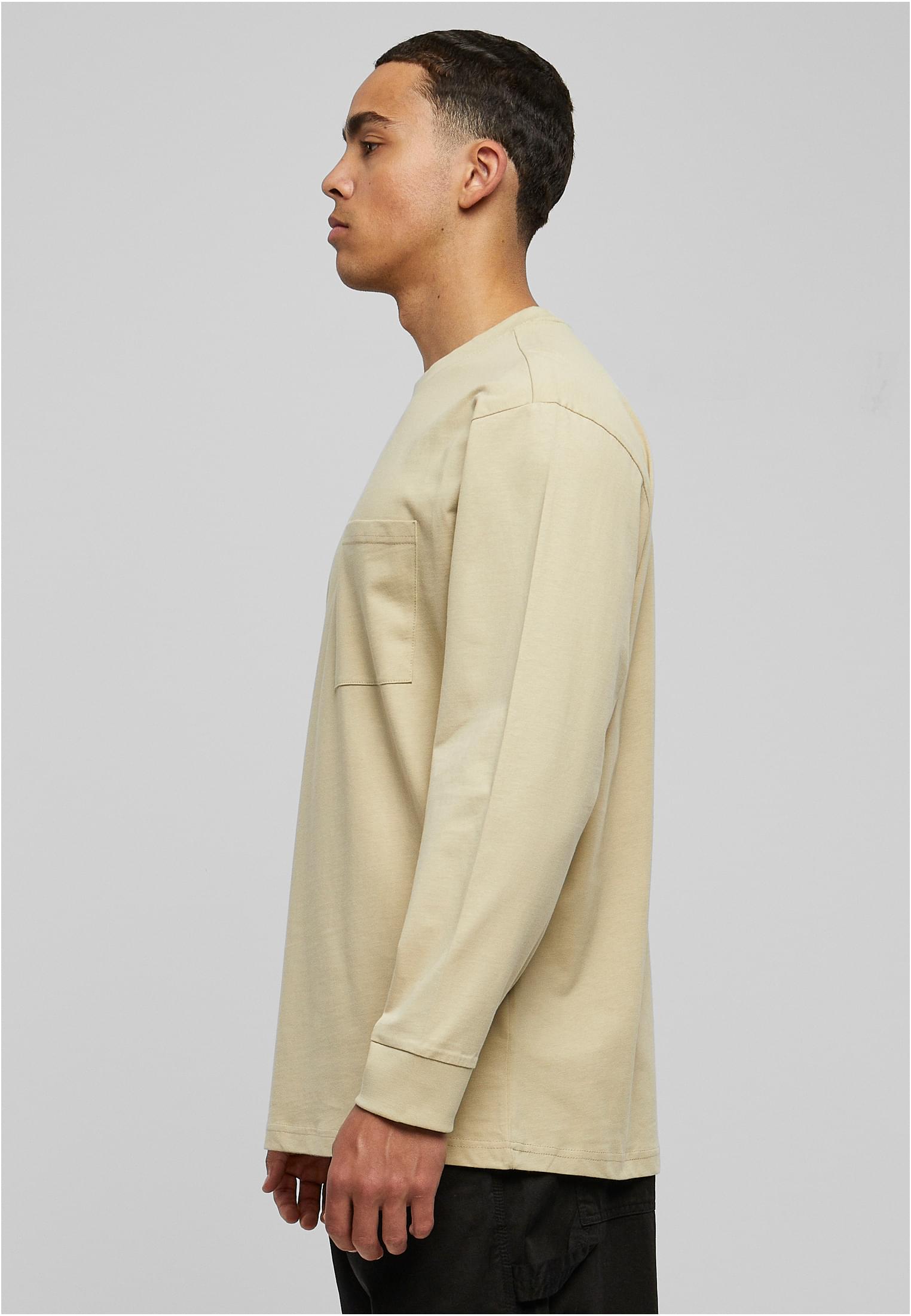 Heavy Oversized Pocket Longsleeve | concrete