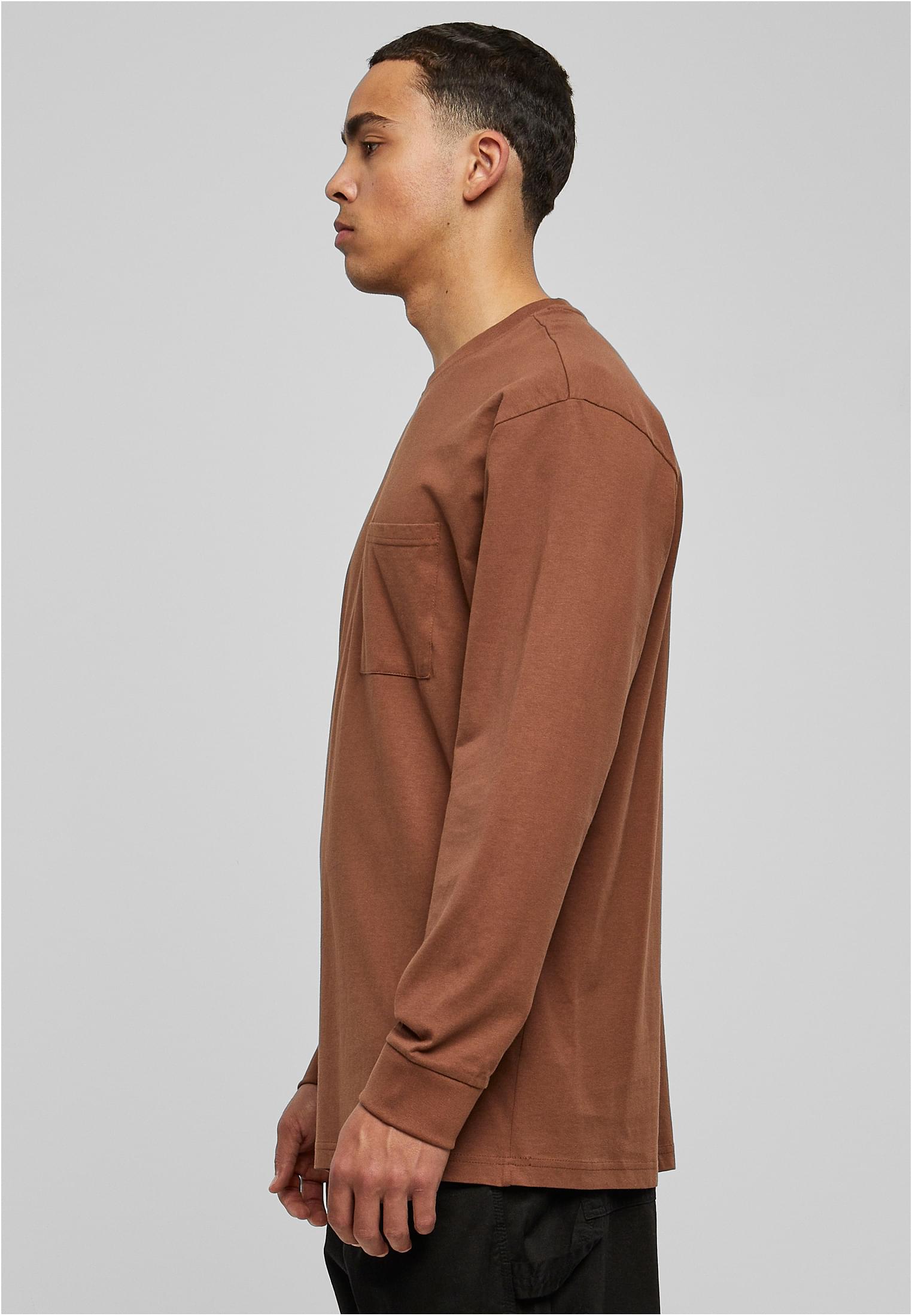 Heavy Oversized Pocket Longsleeve | bark