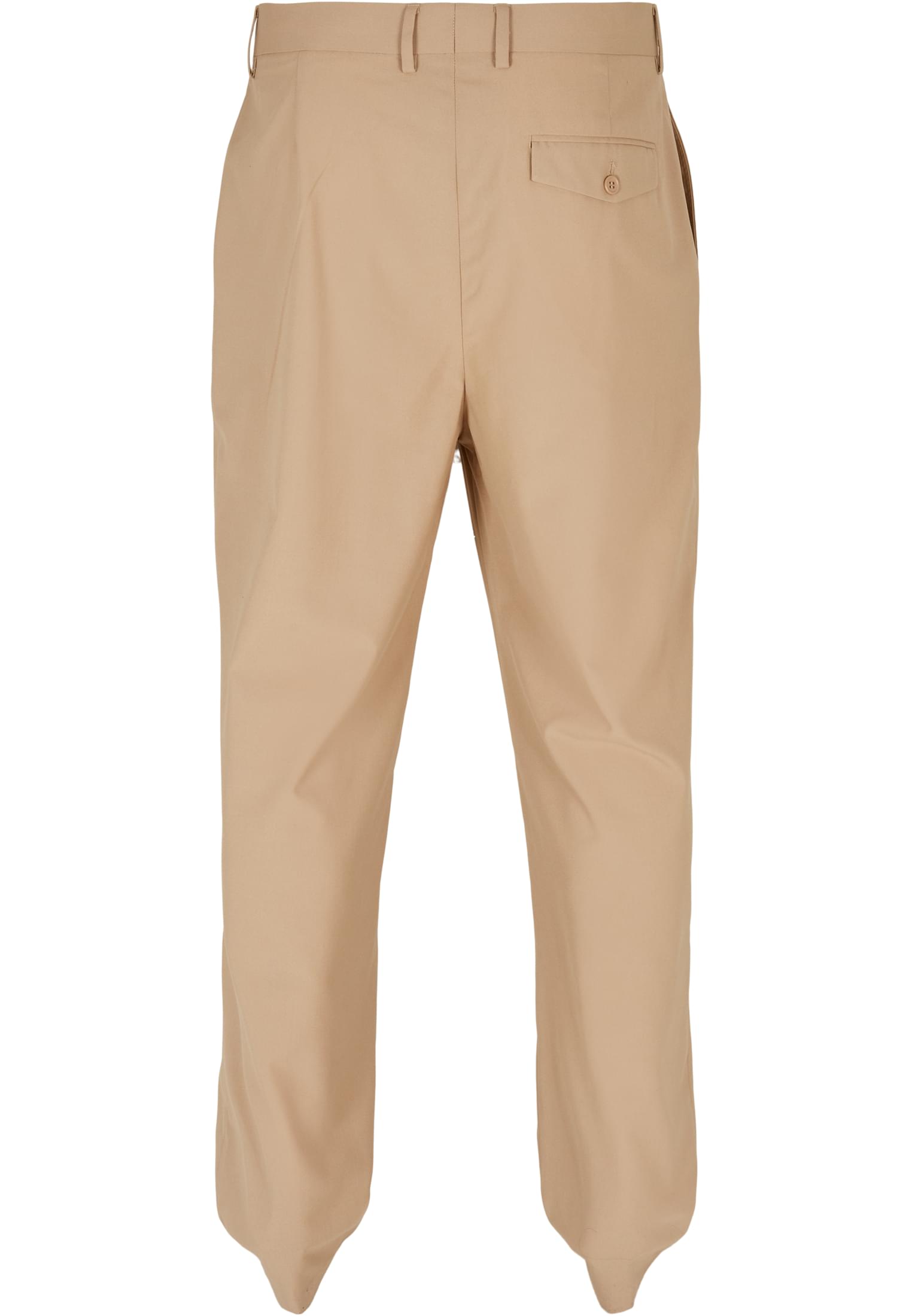 Straight Pleat-Front Trousers | unionbeige