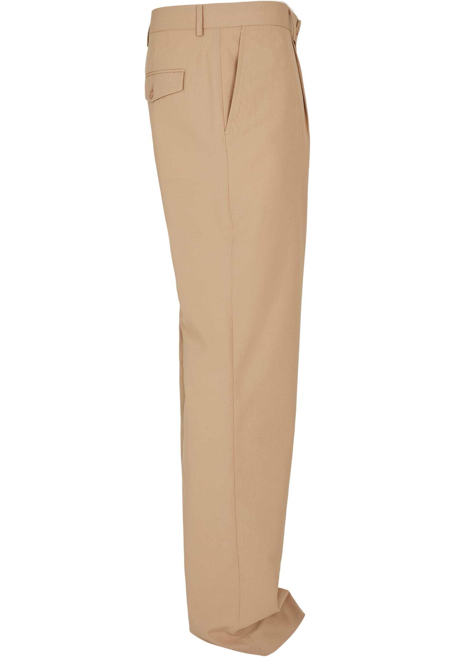 Straight Pleat-Front Trousers | unionbeige