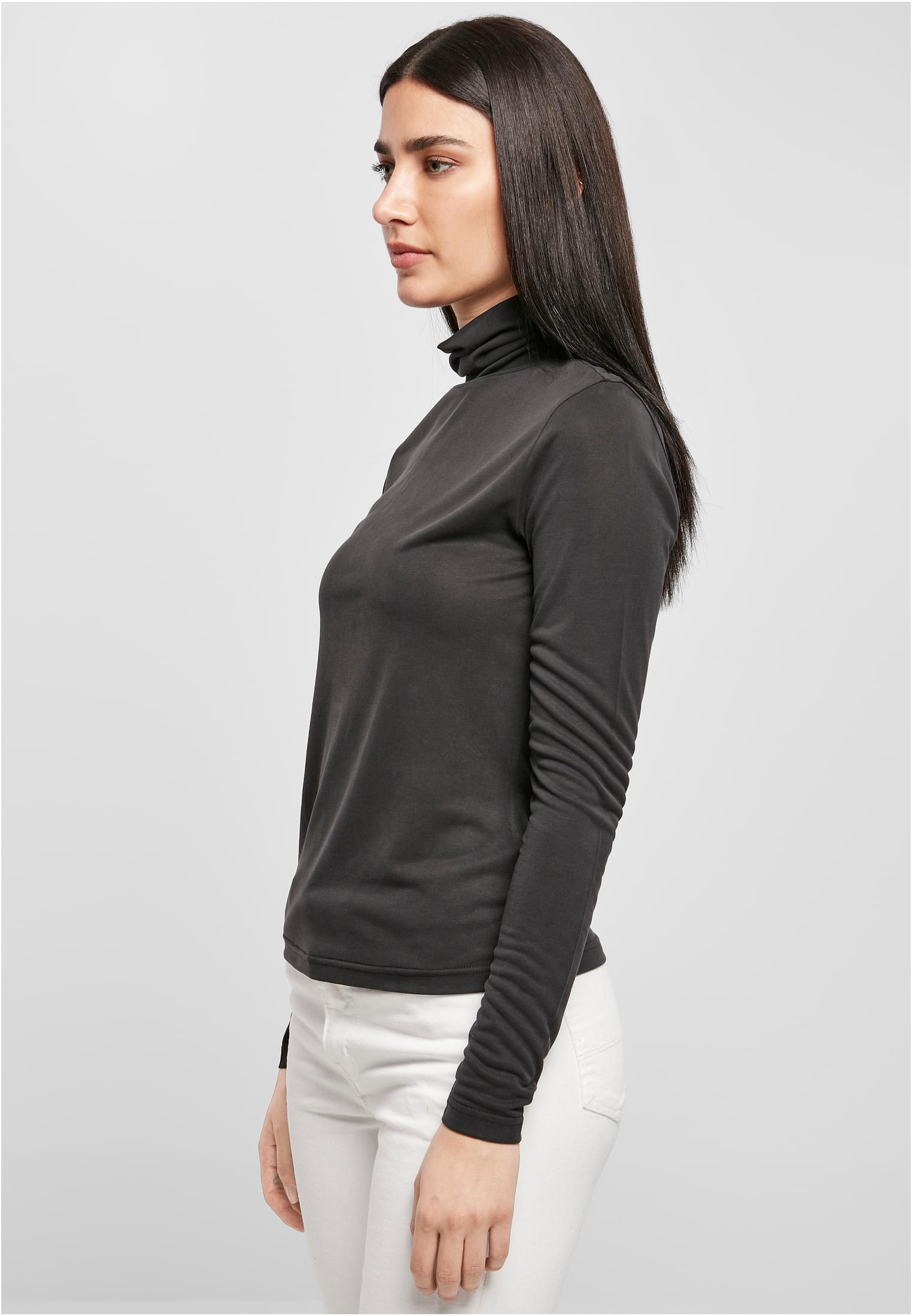 Ladies Modal Turtleneck Longsleeve | black