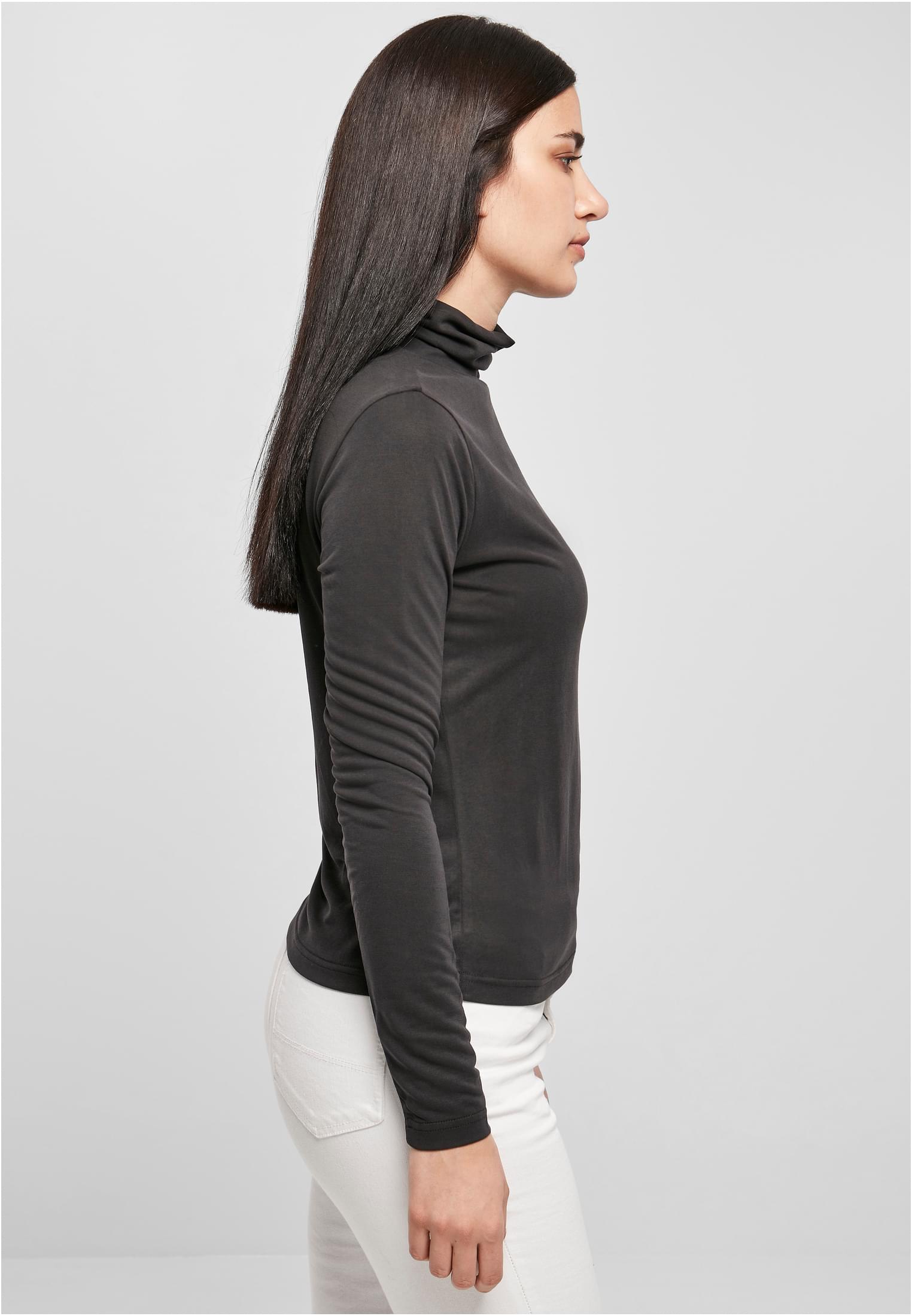 Ladies Modal Turtleneck Longsleeve | black