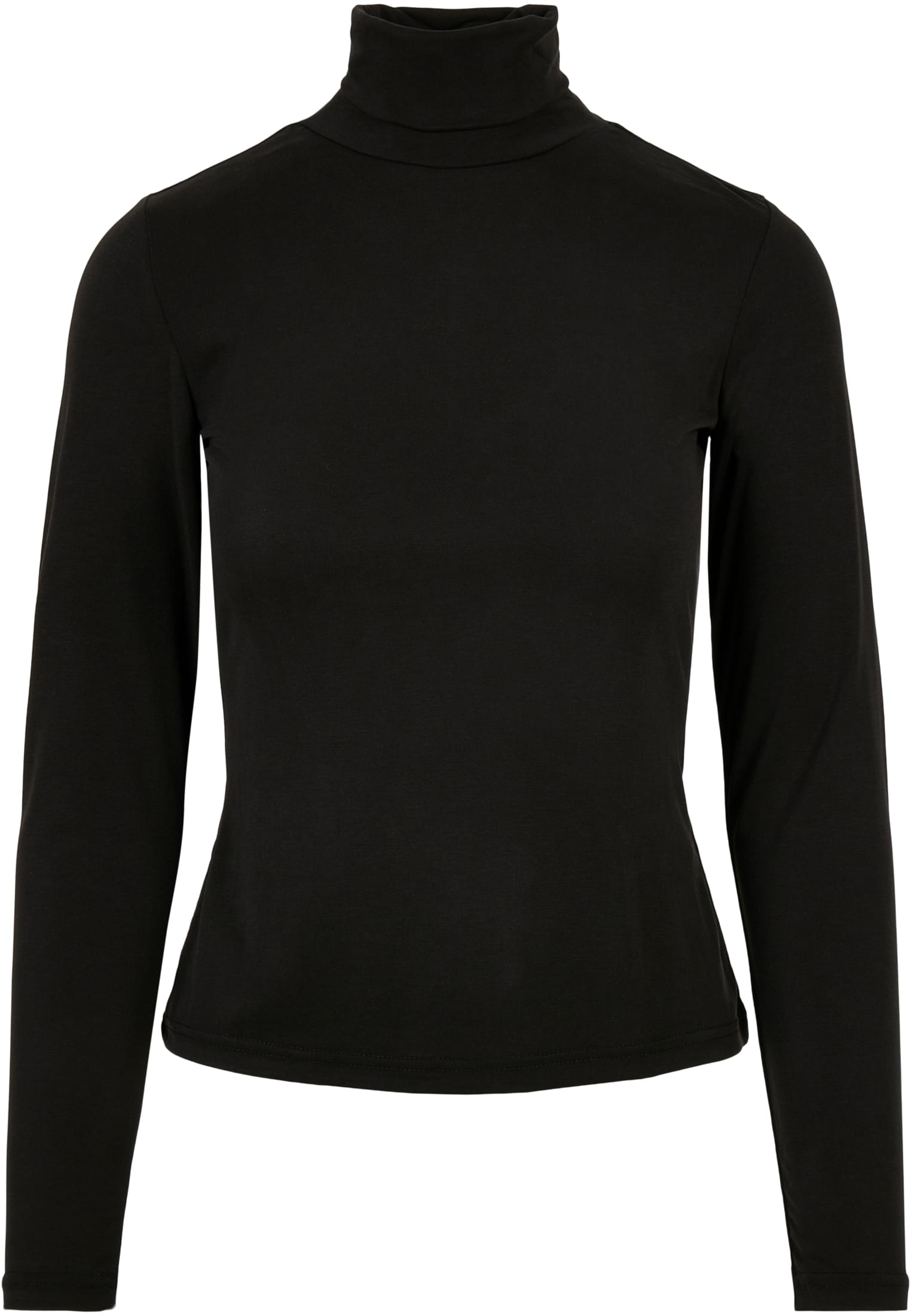 Ladies Modal Turtleneck Longsleeve | black