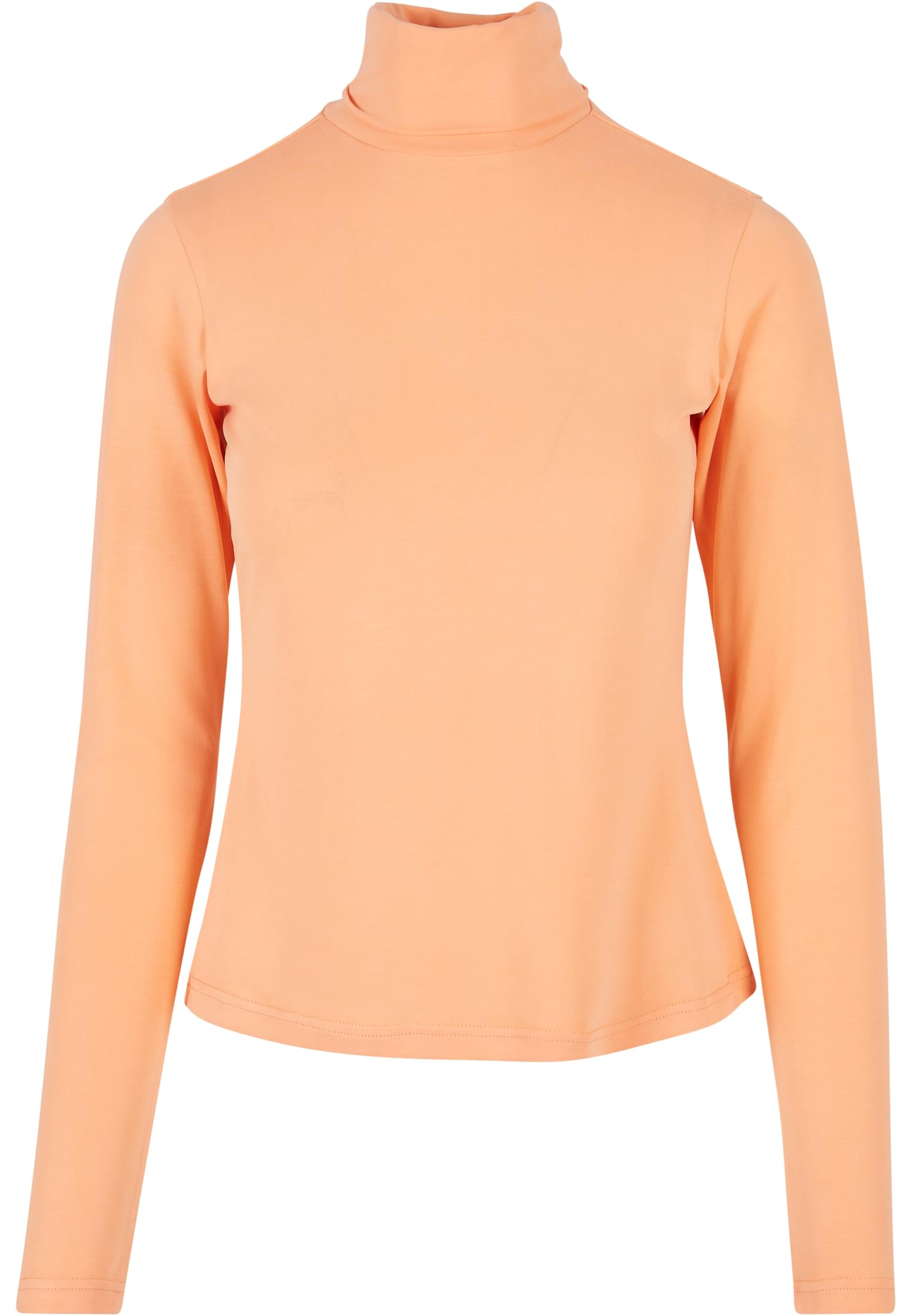 Ladies Modal Turtleneck Longsleeve | papaya