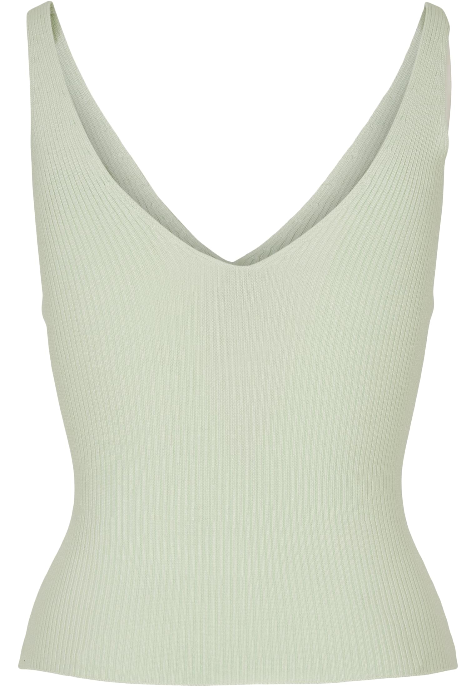 Ladies Rib Knit Top | lightmint