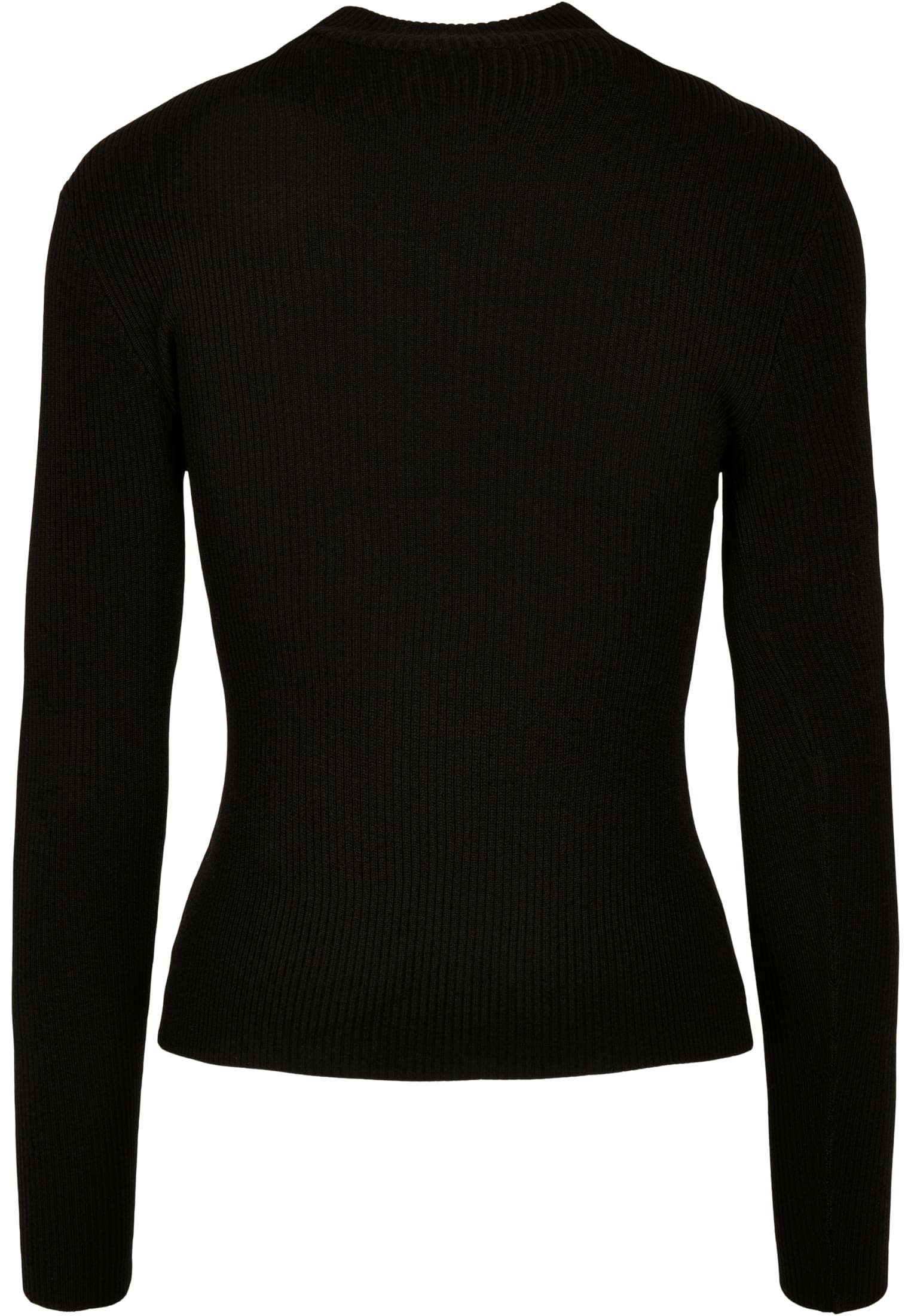 Ladies Rib Knit Turtelneck Sweater | black