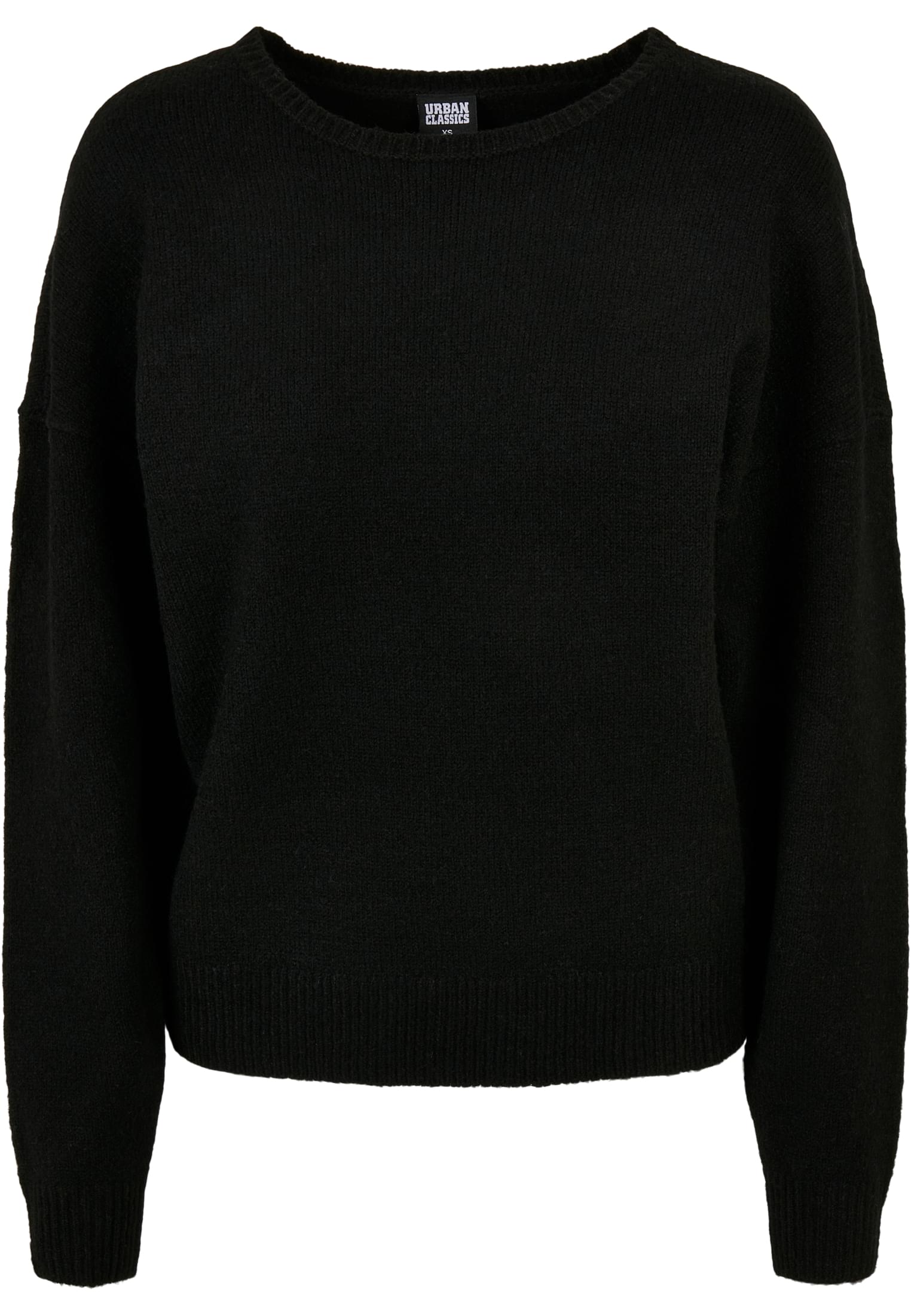 Ladies Chunky Fluffy Sweater | black