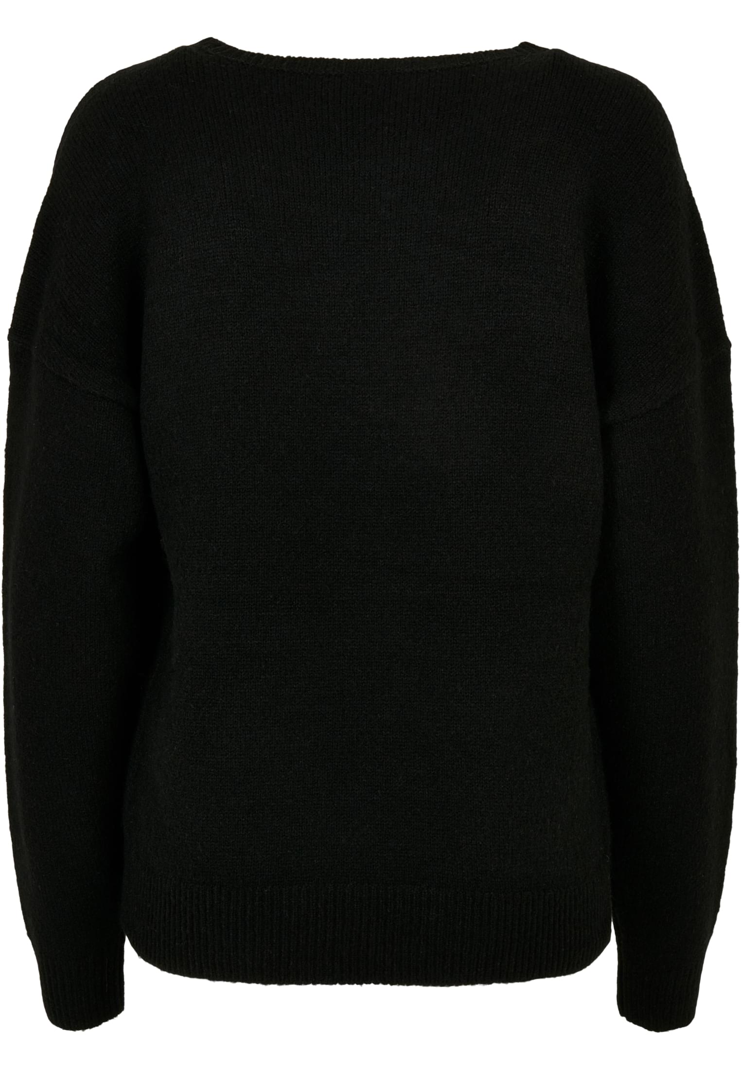 Ladies Chunky Fluffy Sweater | black