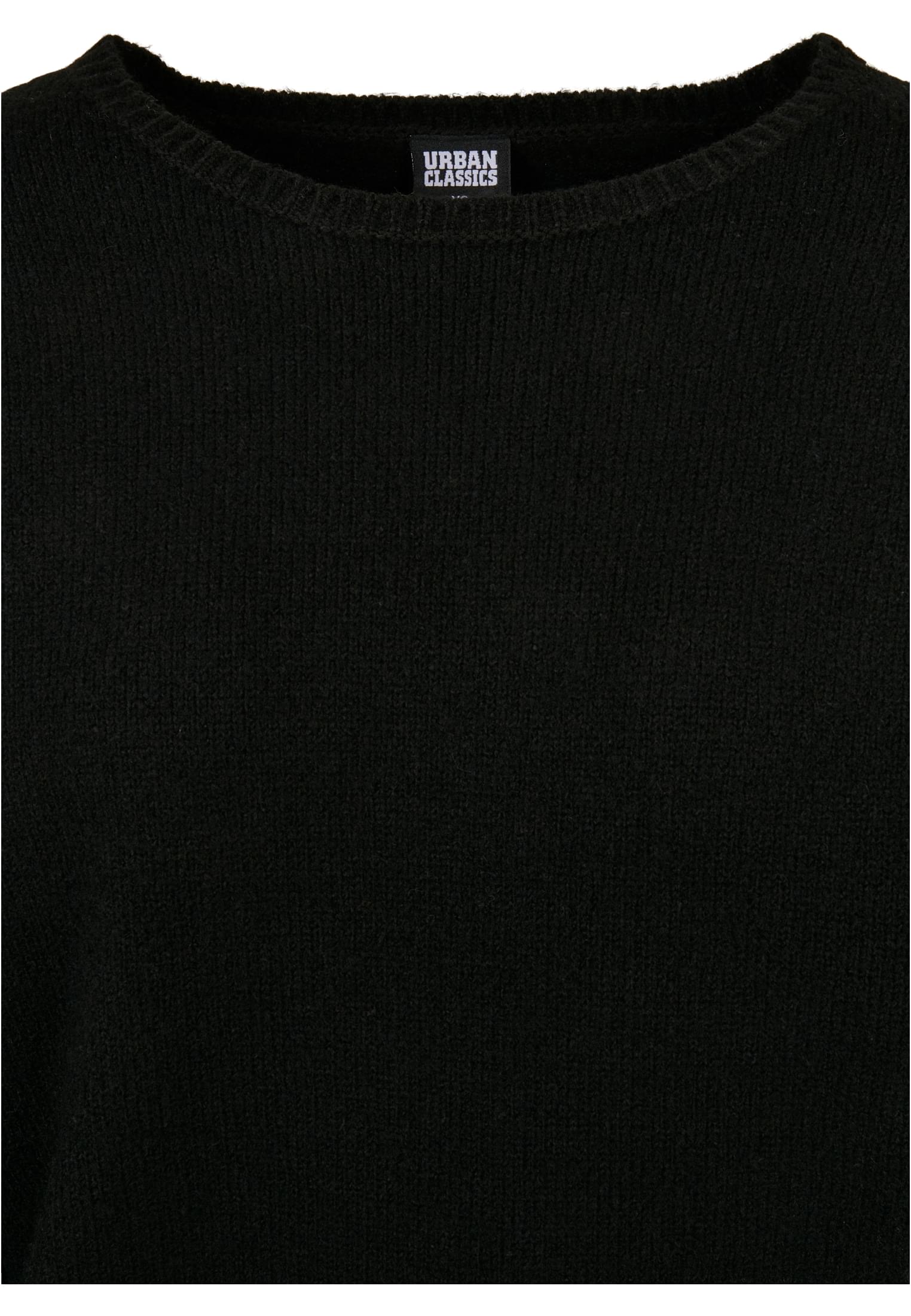 Ladies Chunky Fluffy Sweater | black