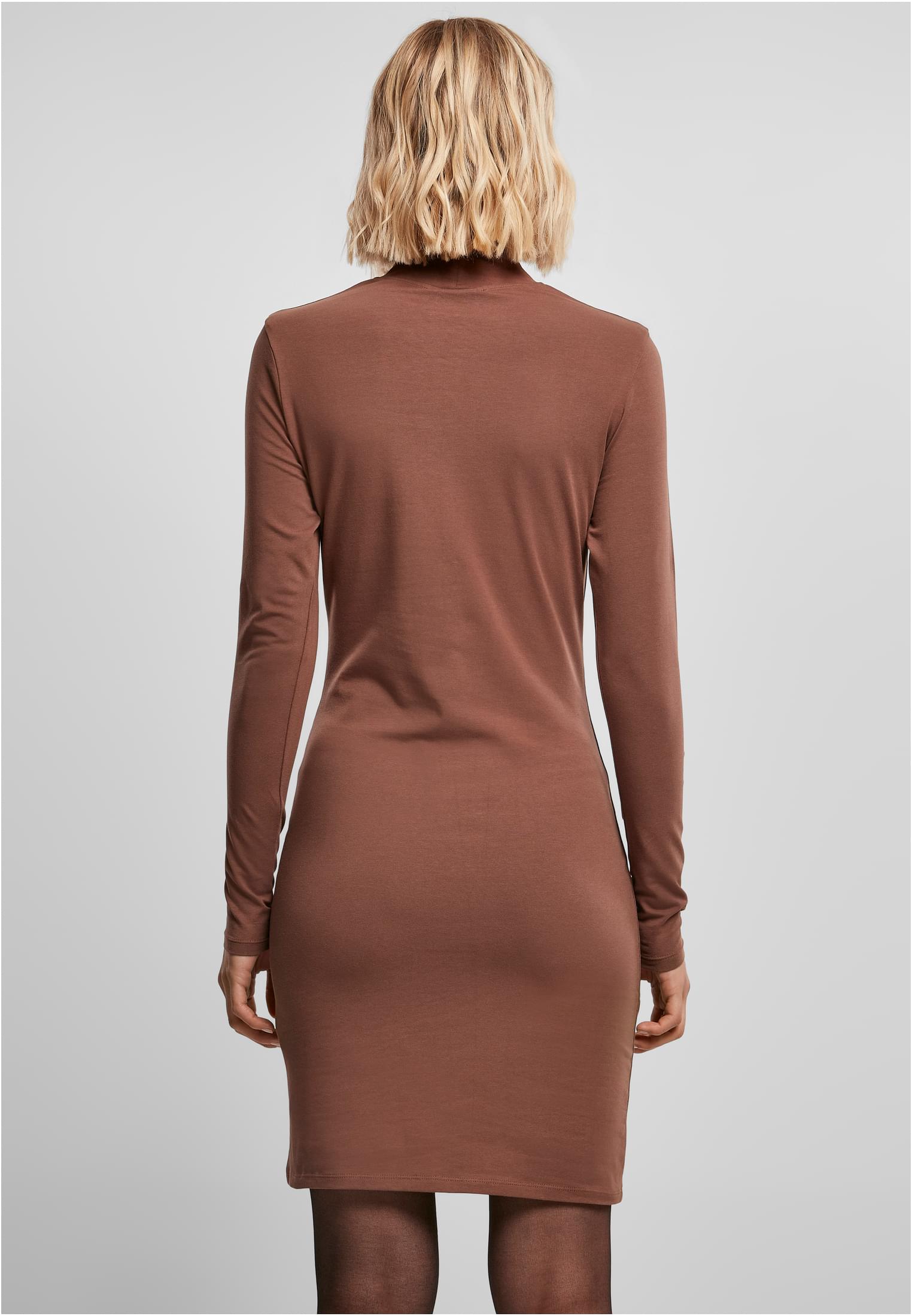 Ladies Stretch Jersey Cut-Out Turtleneck Dress | bark