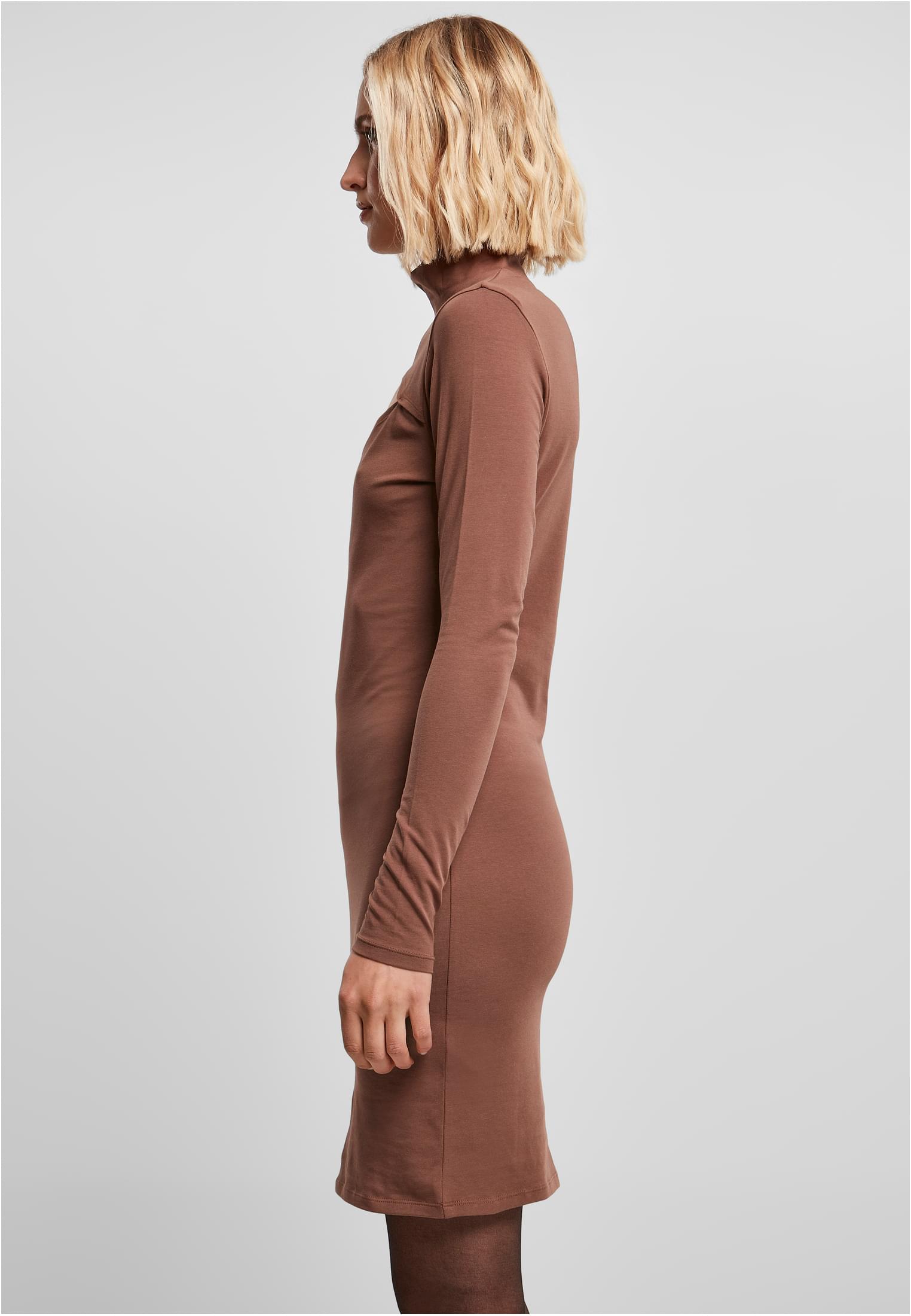 Ladies Stretch Jersey Cut-Out Turtleneck Dress | bark