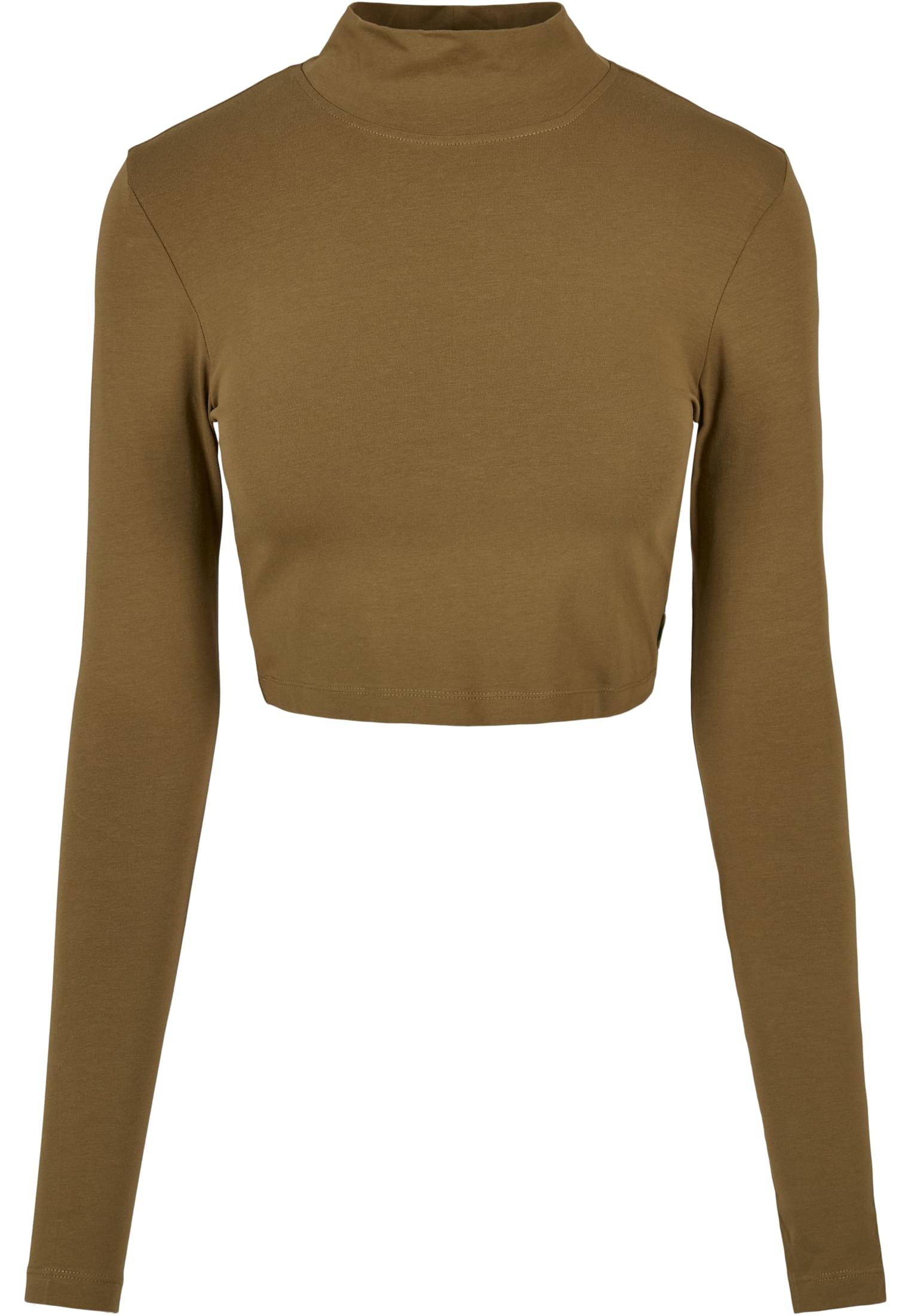 Ladies Organic Cropped Turtelneck Longsleeve | tiniolive