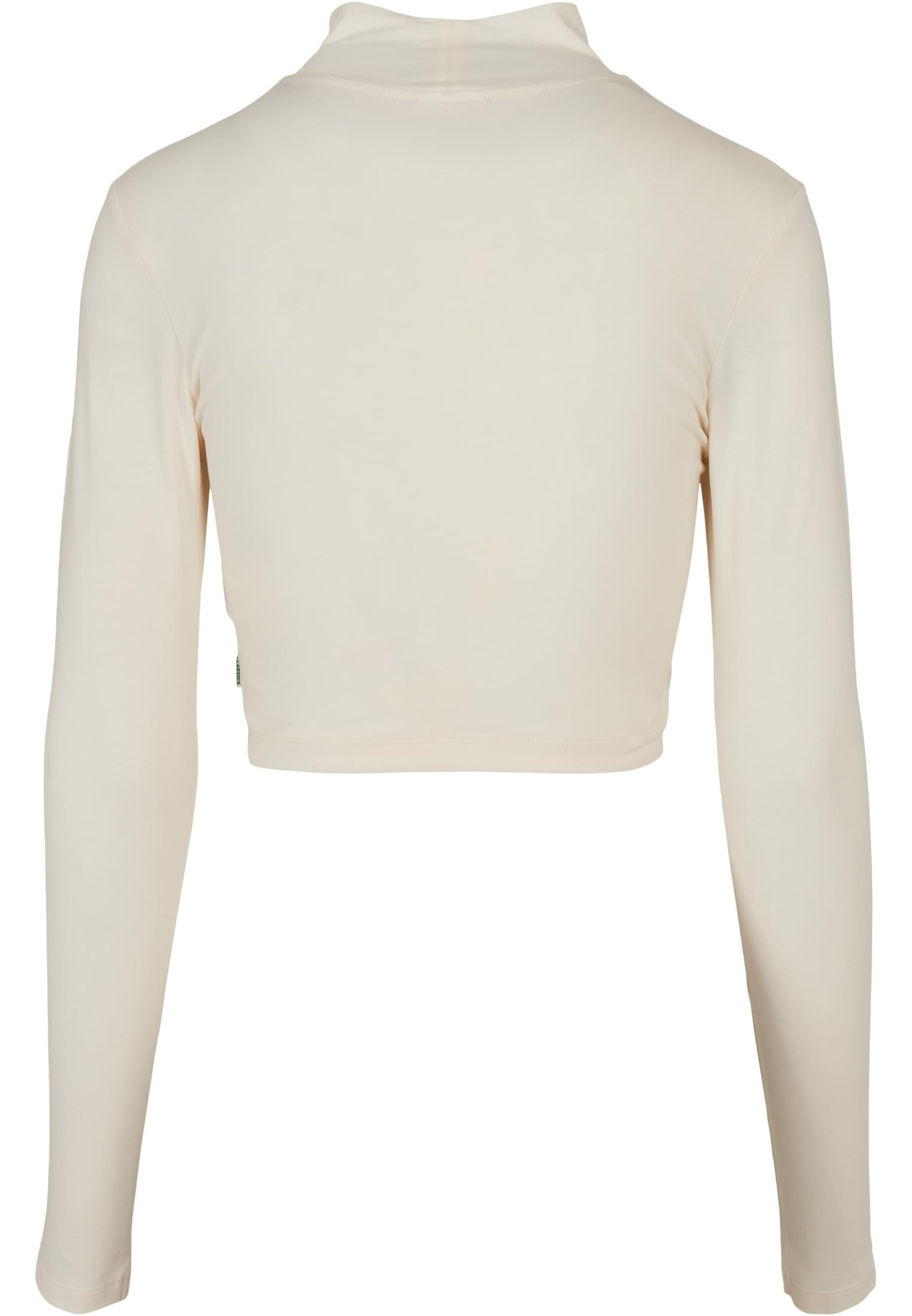 Ladies Organic Cropped Turtelneck Longsleeve | whitesand