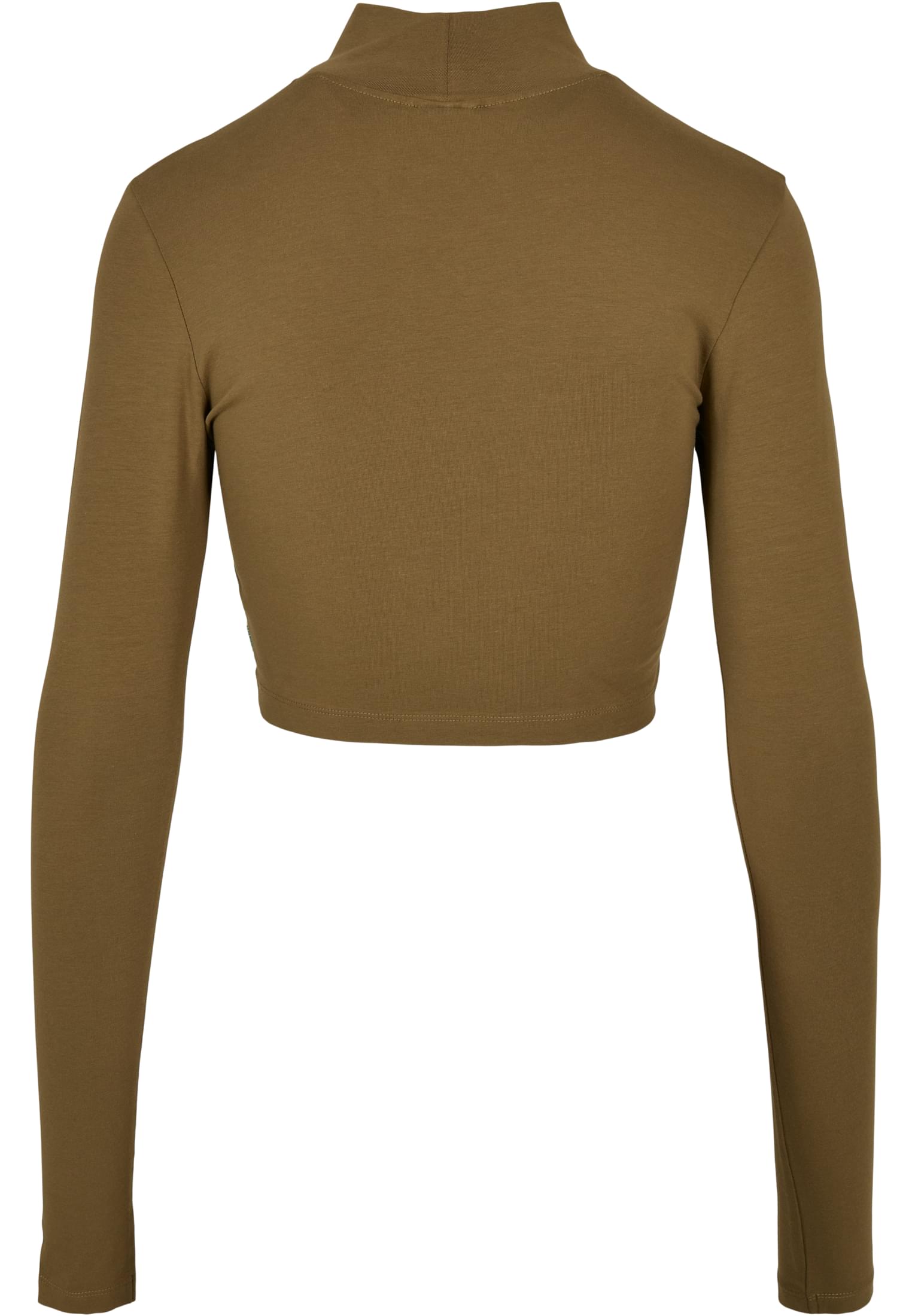 Ladies Organic Cropped Turtelneck Longsleeve | tiniolive