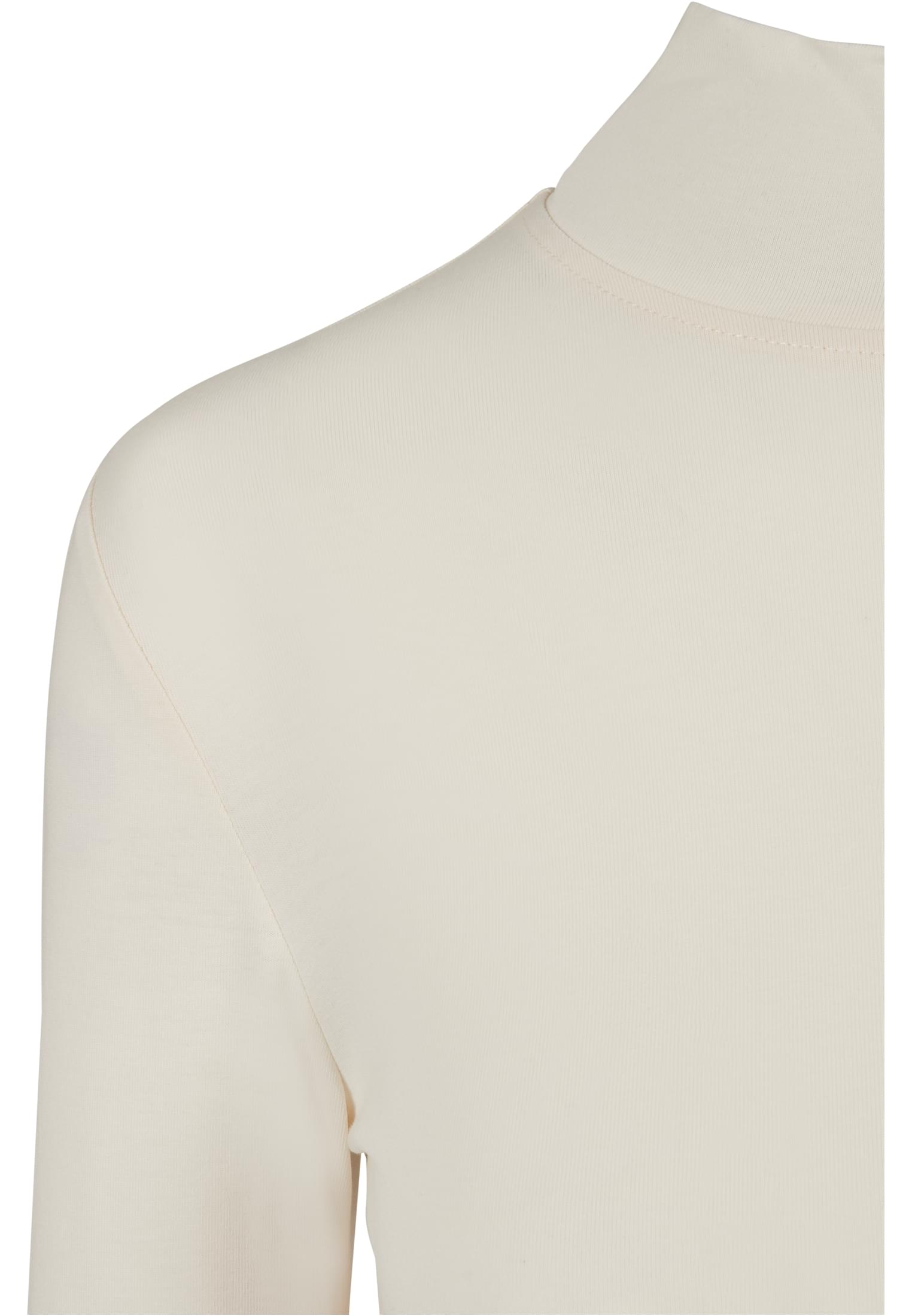 Ladies Organic Cropped Turtelneck Longsleeve | whitesand