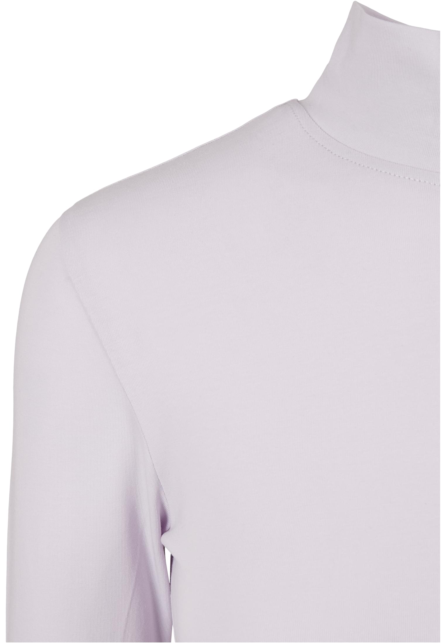 Ladies Organic Cropped Turtelneck Longsleeve | softlilac