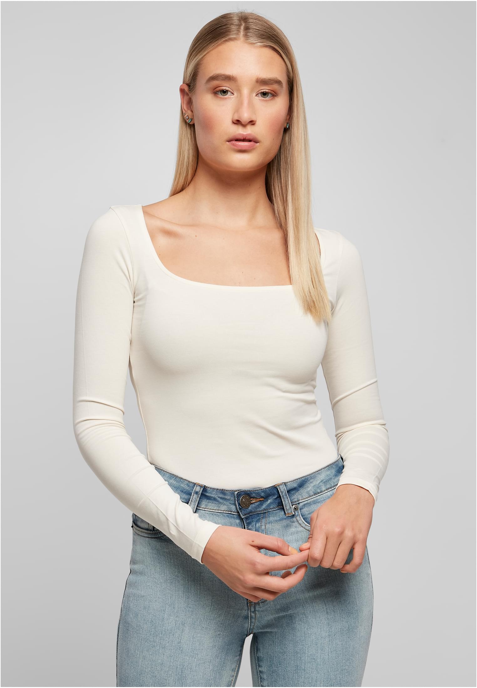 Ladies Organic Longsleeve Body | whitesand